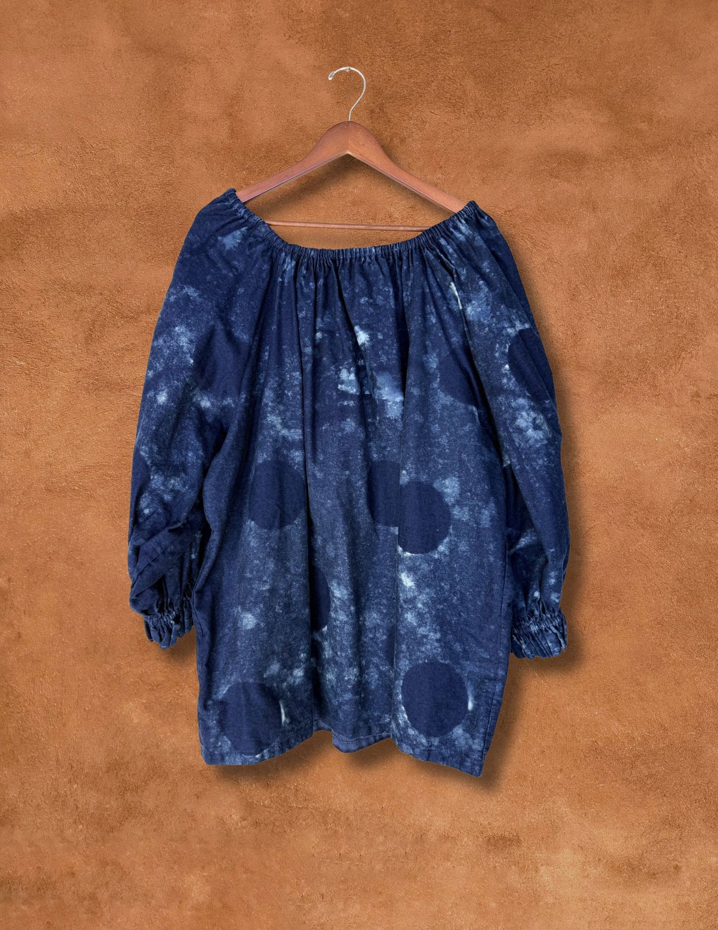 Upcycled Vintage Linen Poet Blouse 64 x 29