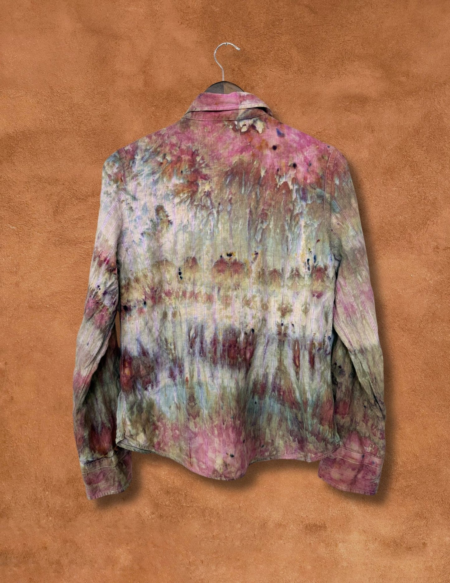 Upcycled Vintage Linen Shirt 38 x 26