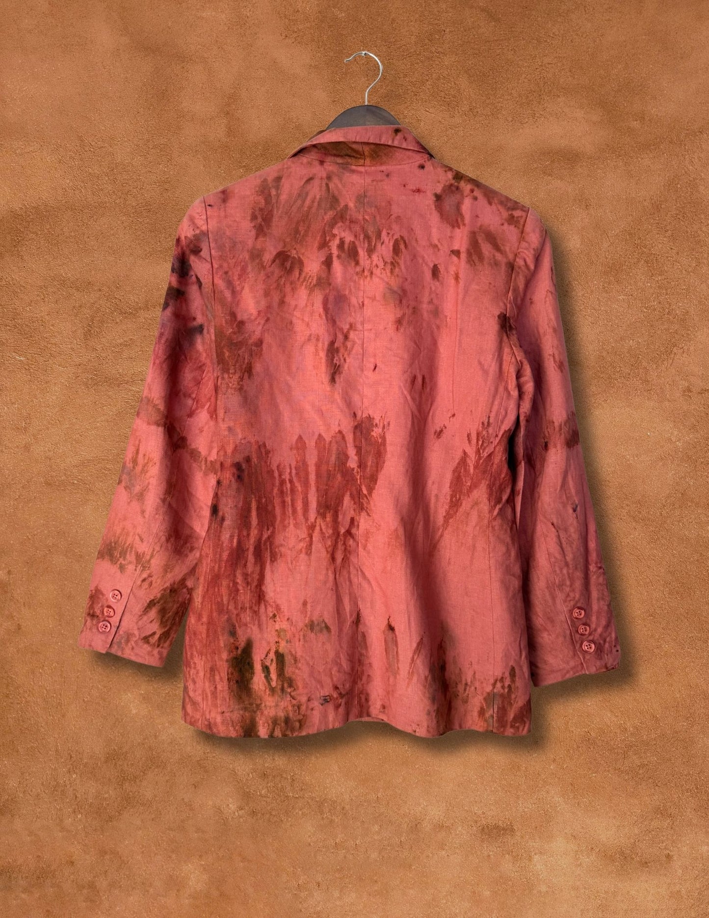 Upcycled Vintage Linen Blazer 38 x 28