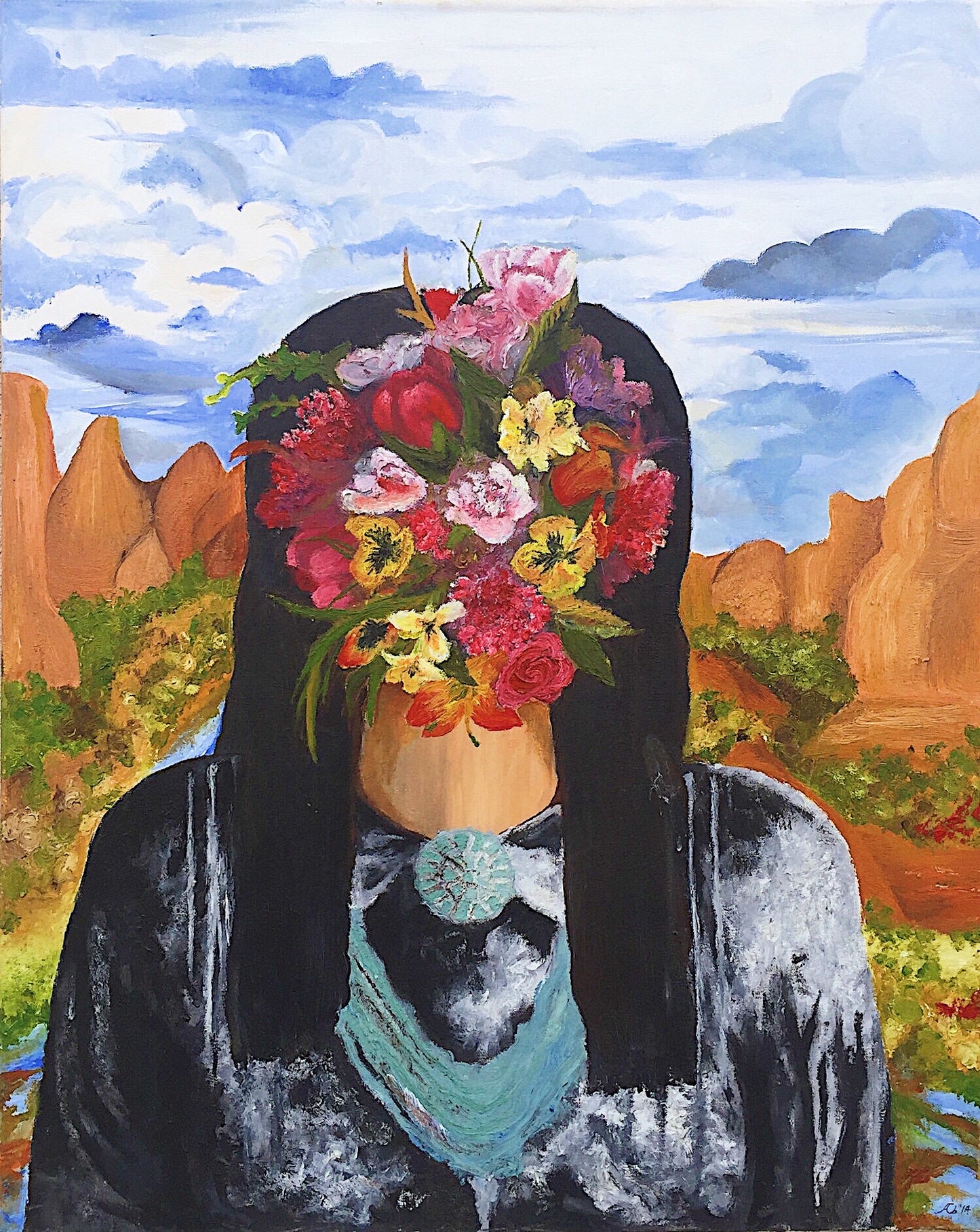 "At’ééd in Black Crushed Velvet" by Alexandra Barton