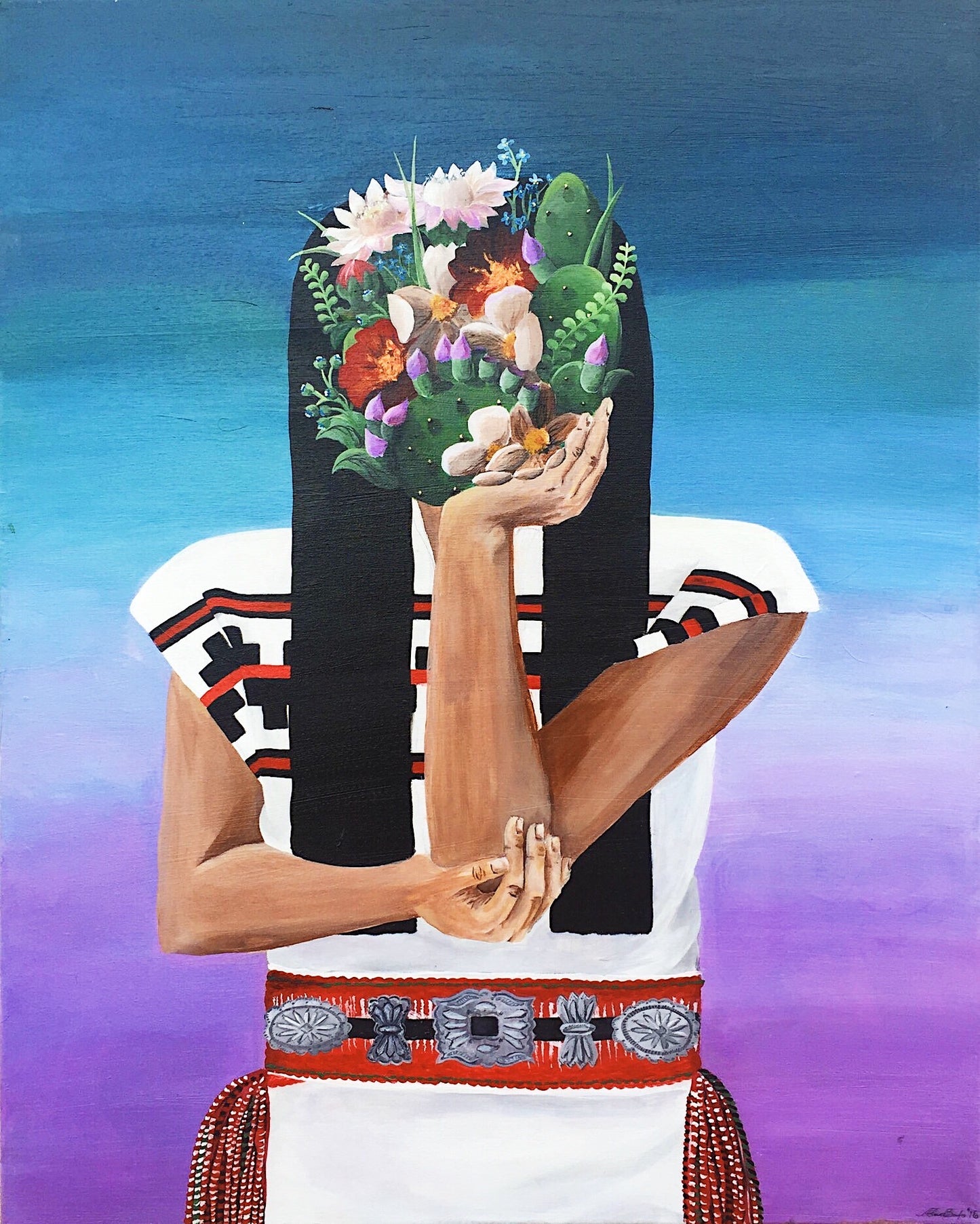 "At’ééd in Rug Dress" by Alexandra Barton