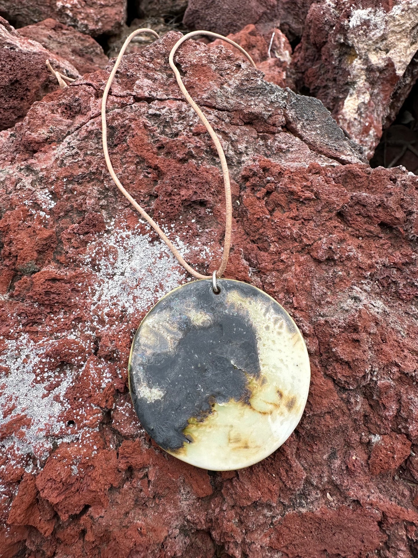 Artisan Made Melted Seaglass Necklace