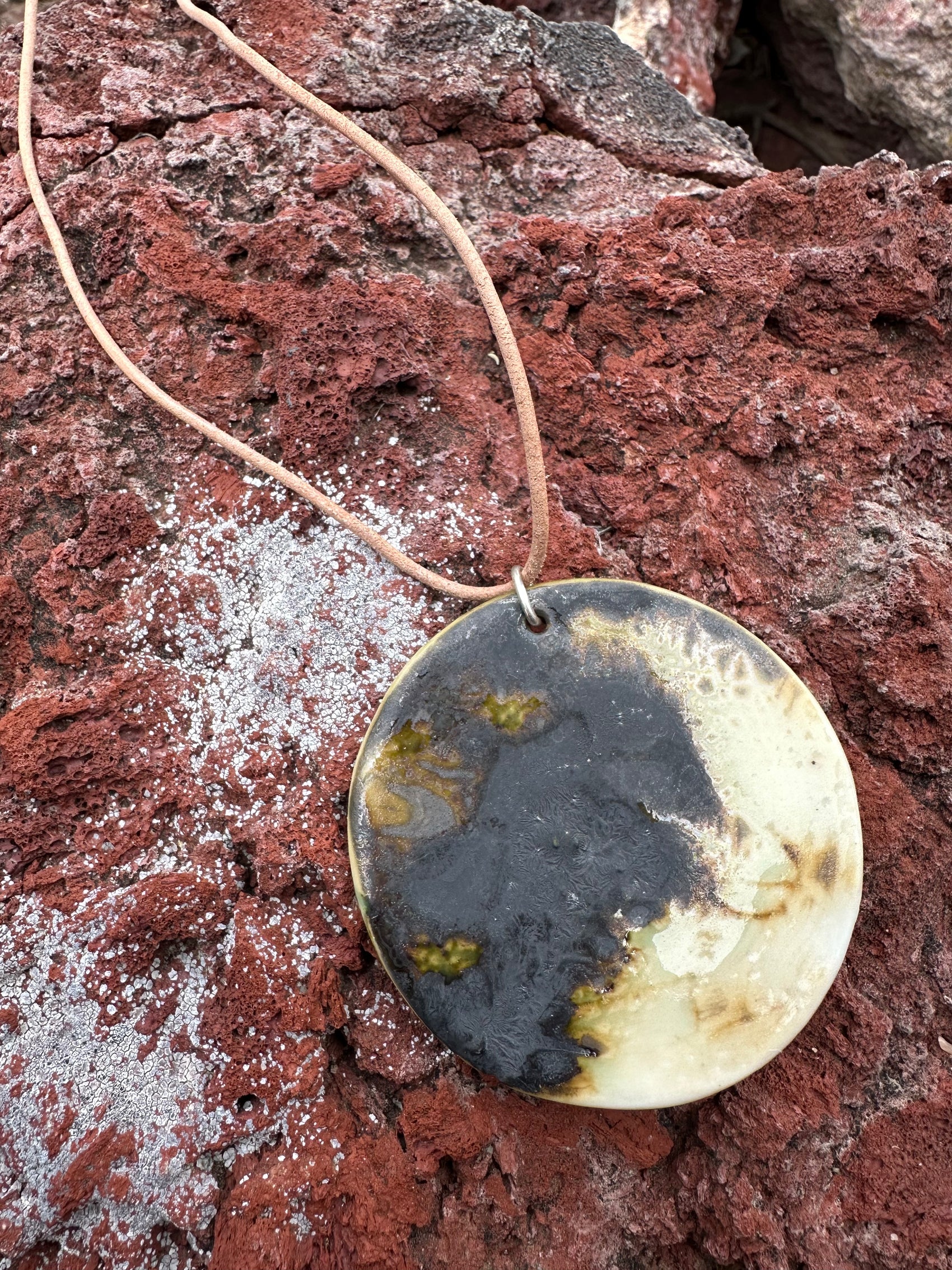 Artisan Made Melted Seaglass Necklace