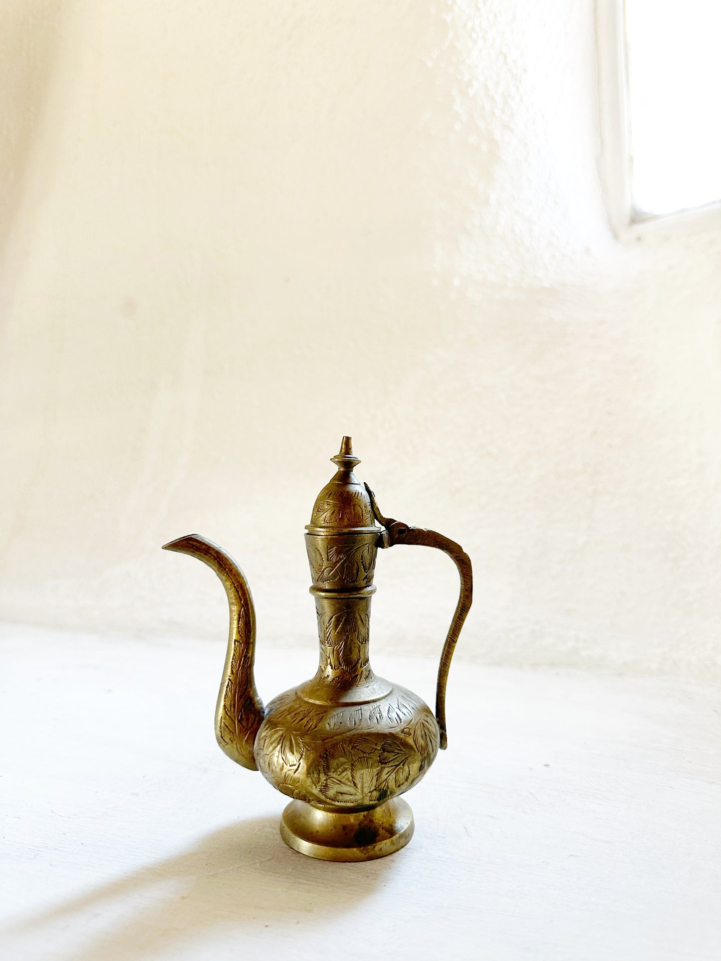 Vintage India Brass Micro Pitcher
