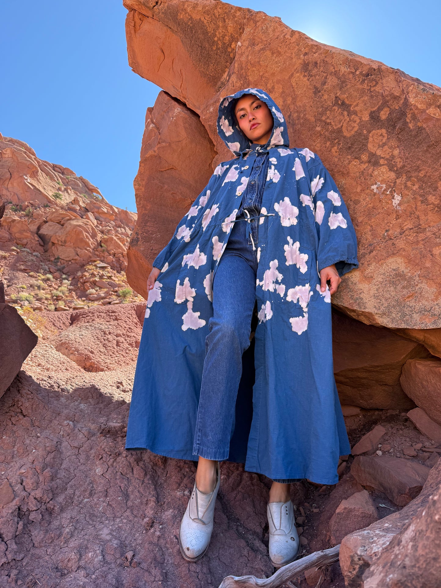 Upcycled Vintage Daak’os Cloud Military Hoodie