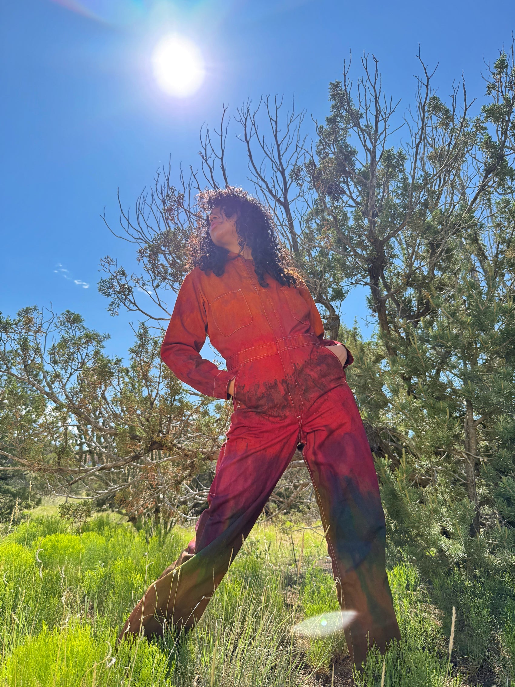 Limited Edition Hand Dyed Flysuit- Monsoon Rainbow