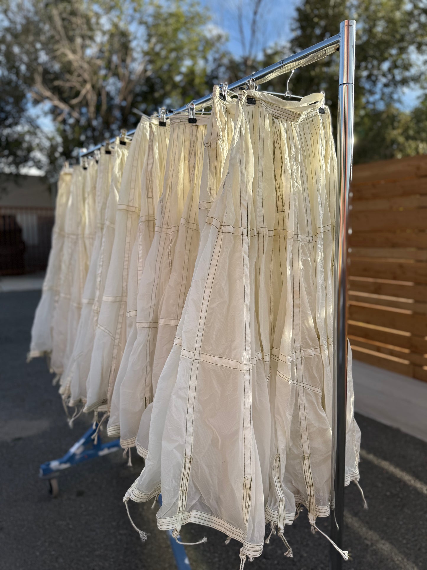 Upcycled Parachute Skirt