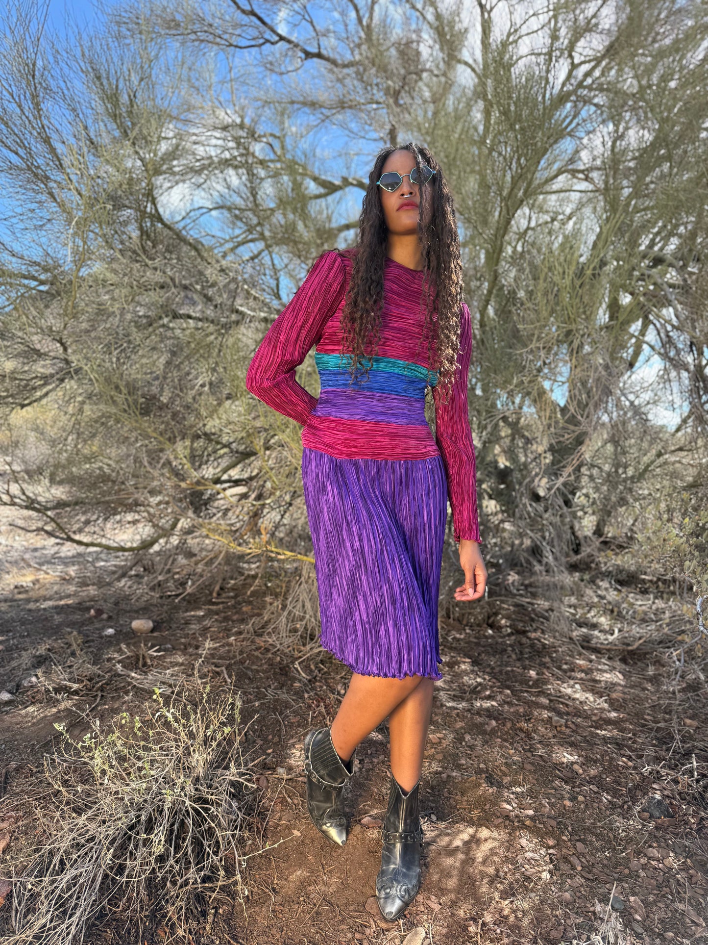 Vintage 80s Mary McFadden Dress