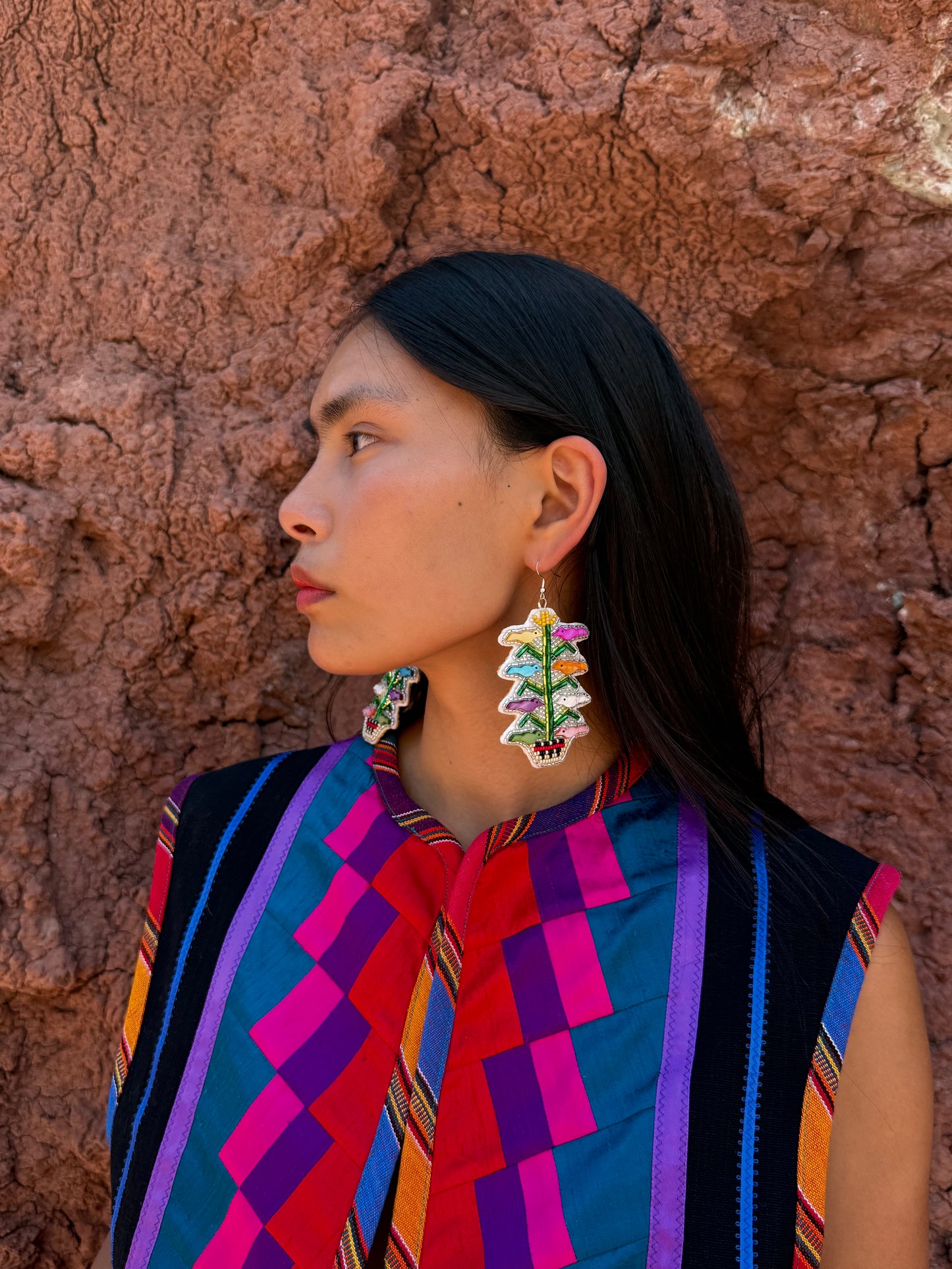 Navajo Made Tree of Life Earrings