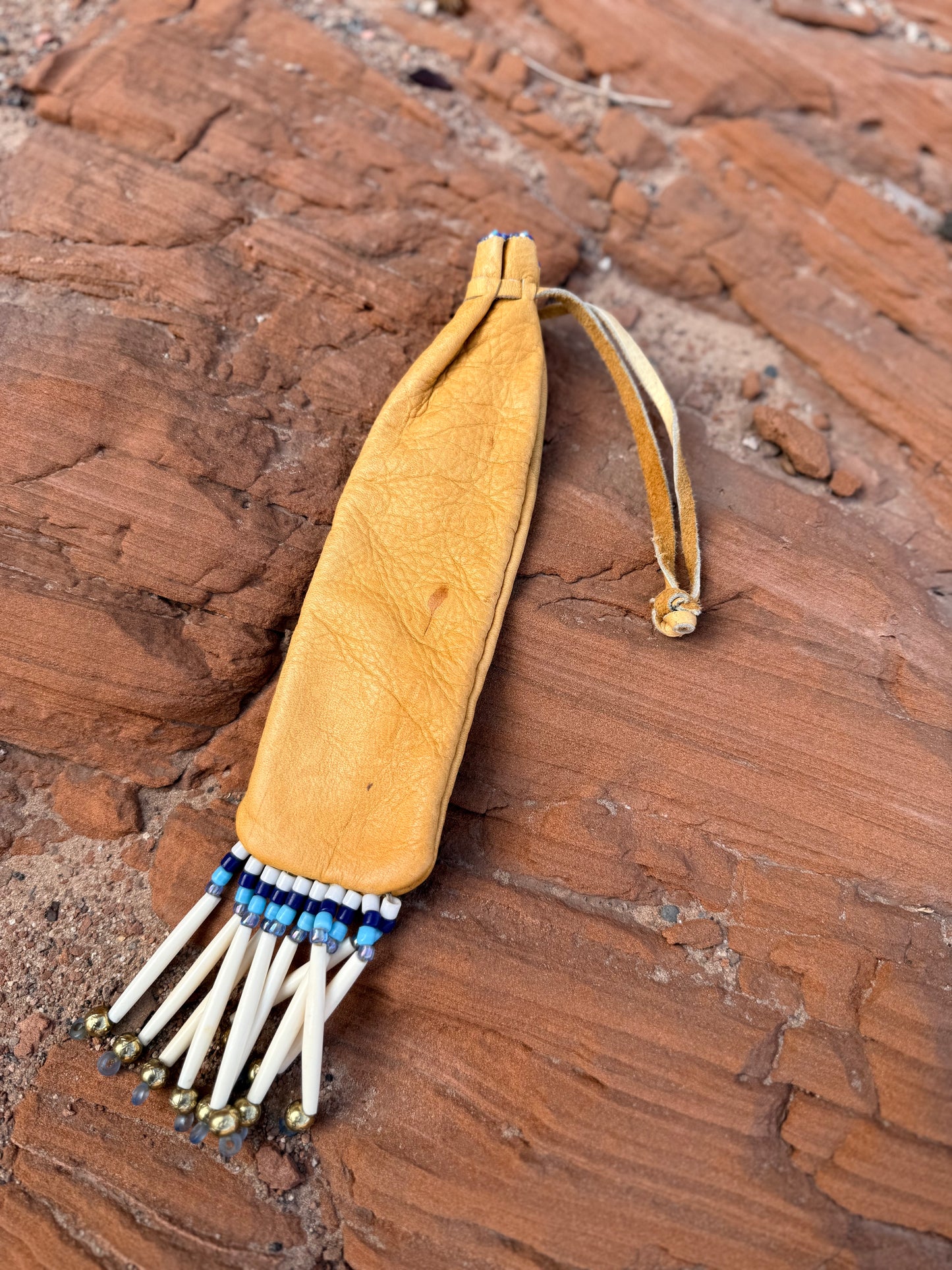 Vintage Beaded Medicine Bag