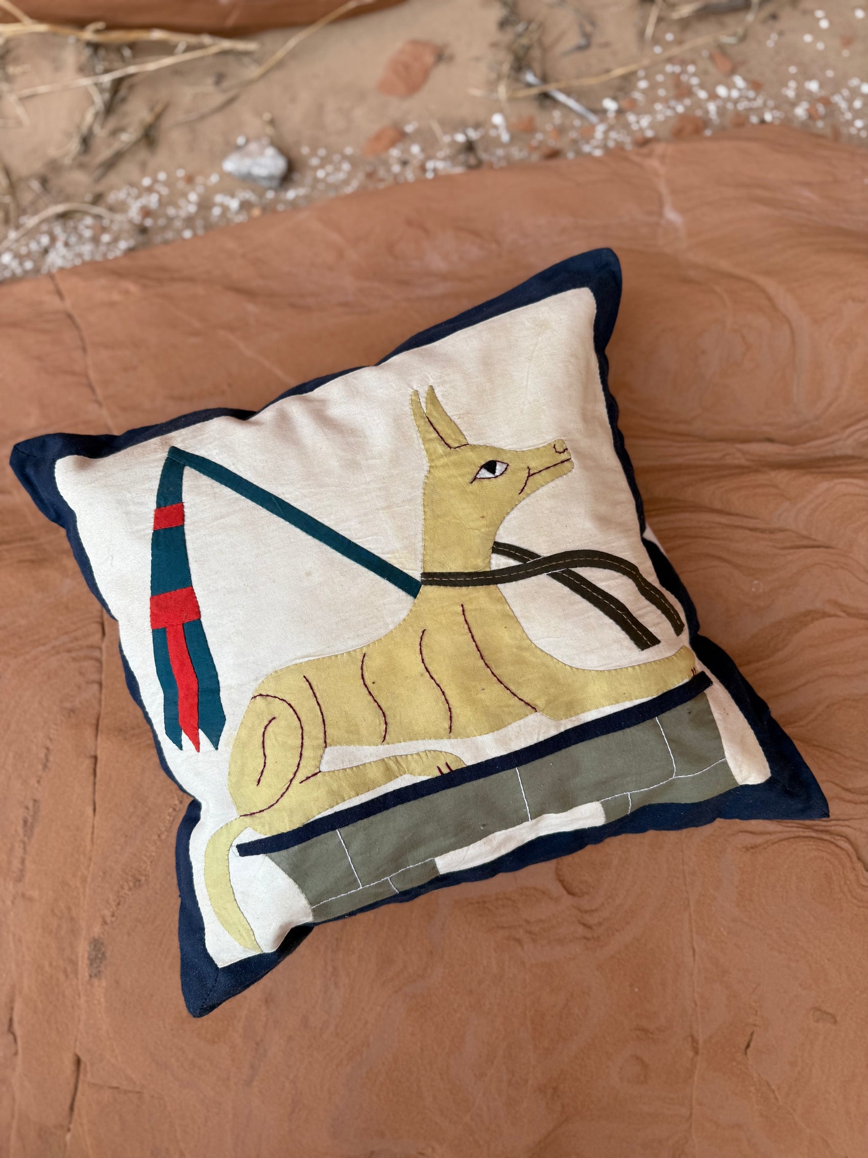 Vintage Southwest Applique Pillow