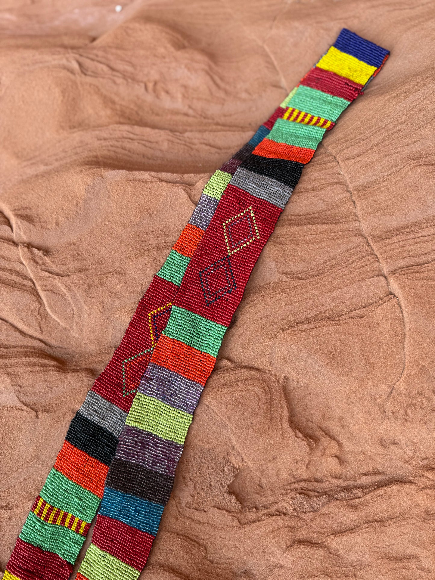 Vintage African Beaded Sash