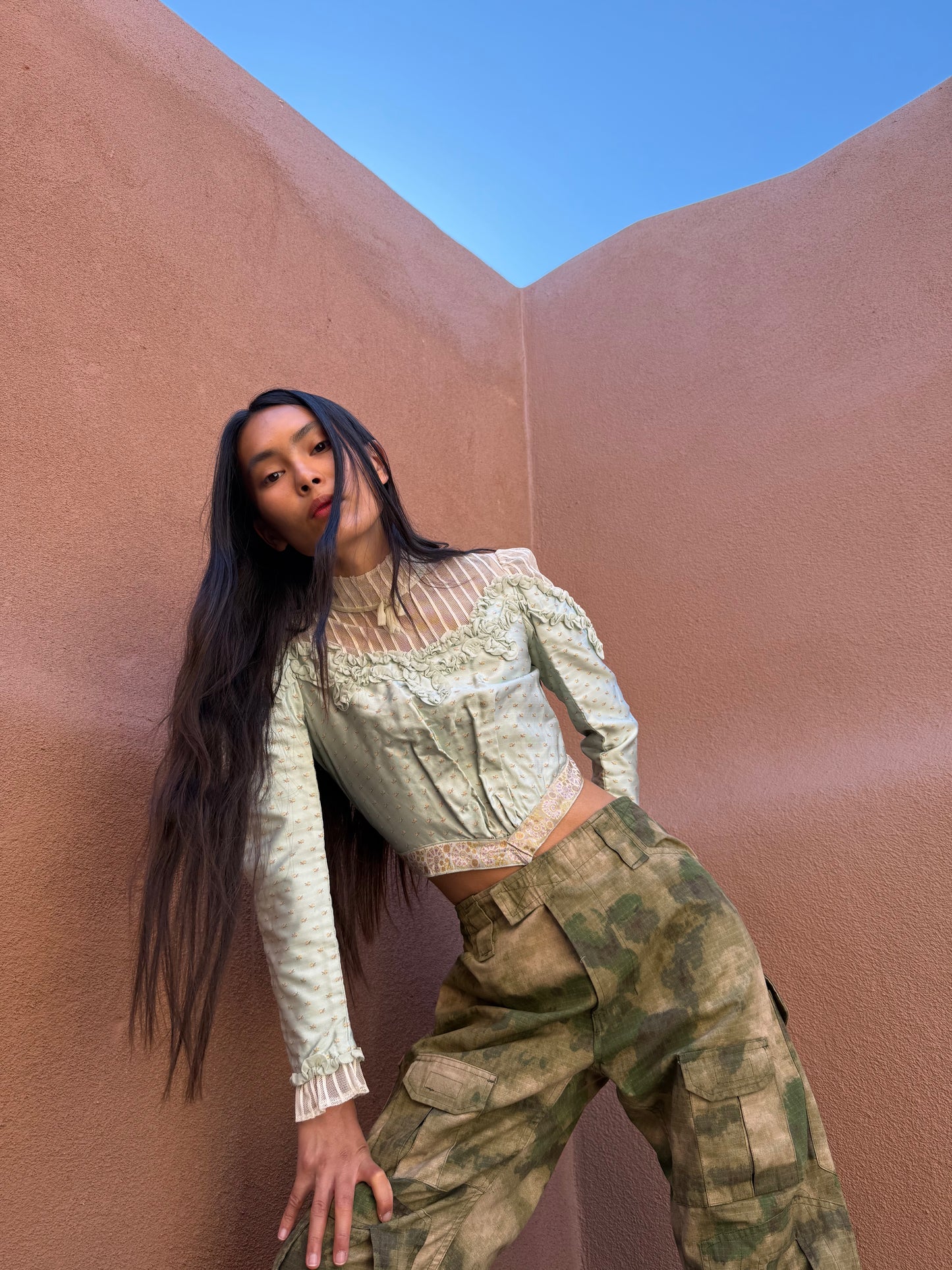 Vintage Victorian Style Corset Top