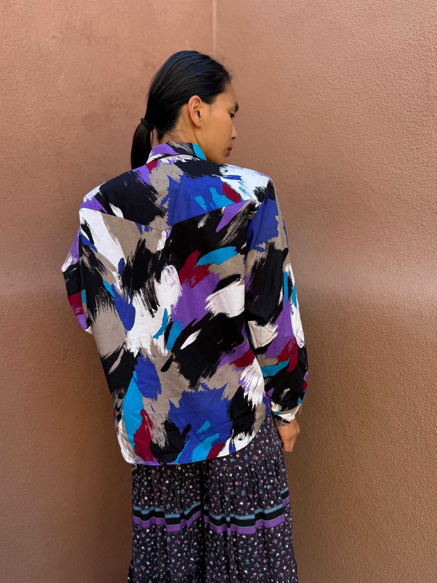 Vintage 80s Southwest Rodeo Shirt