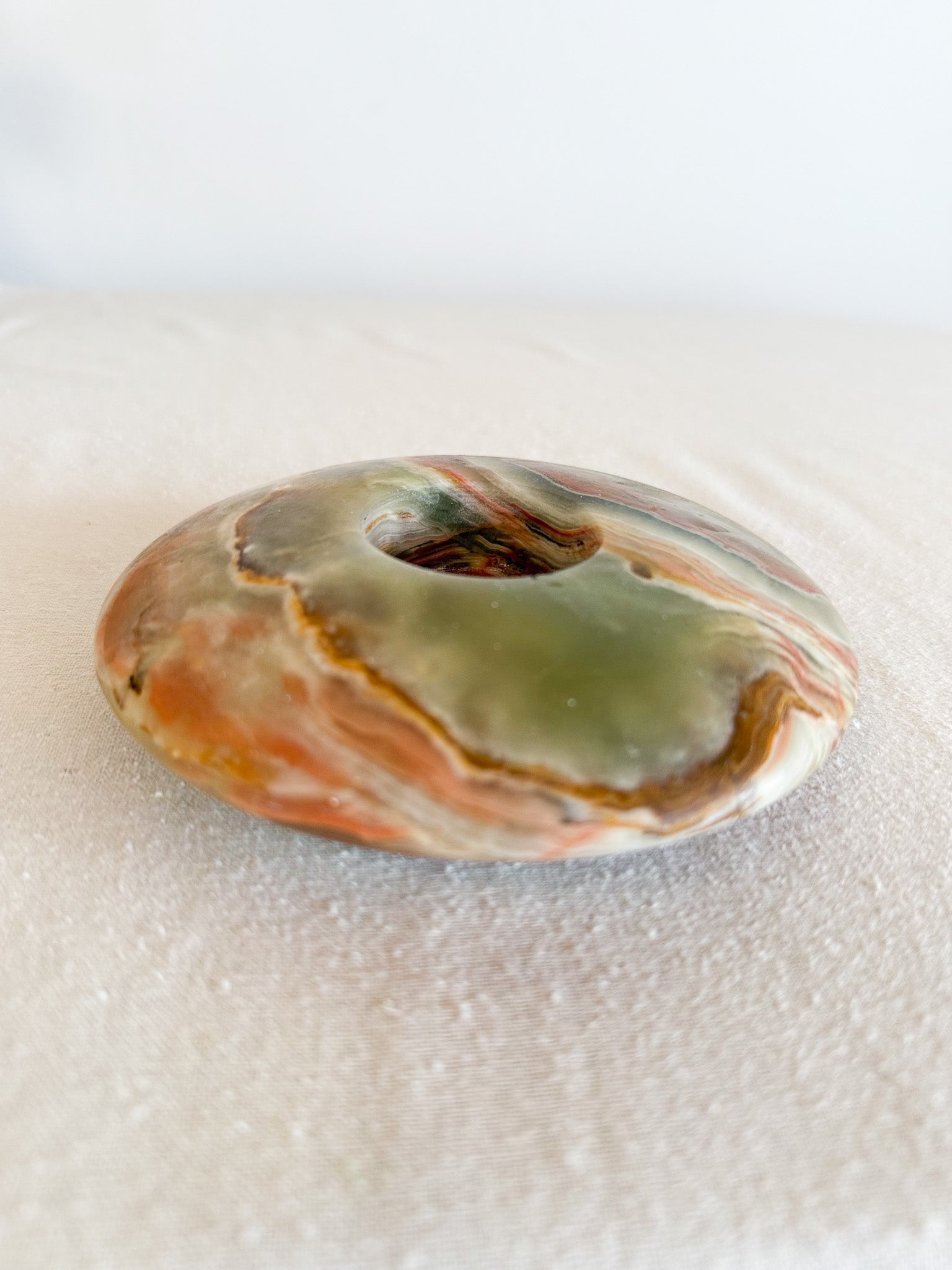 Vintage Marble Votive Holder