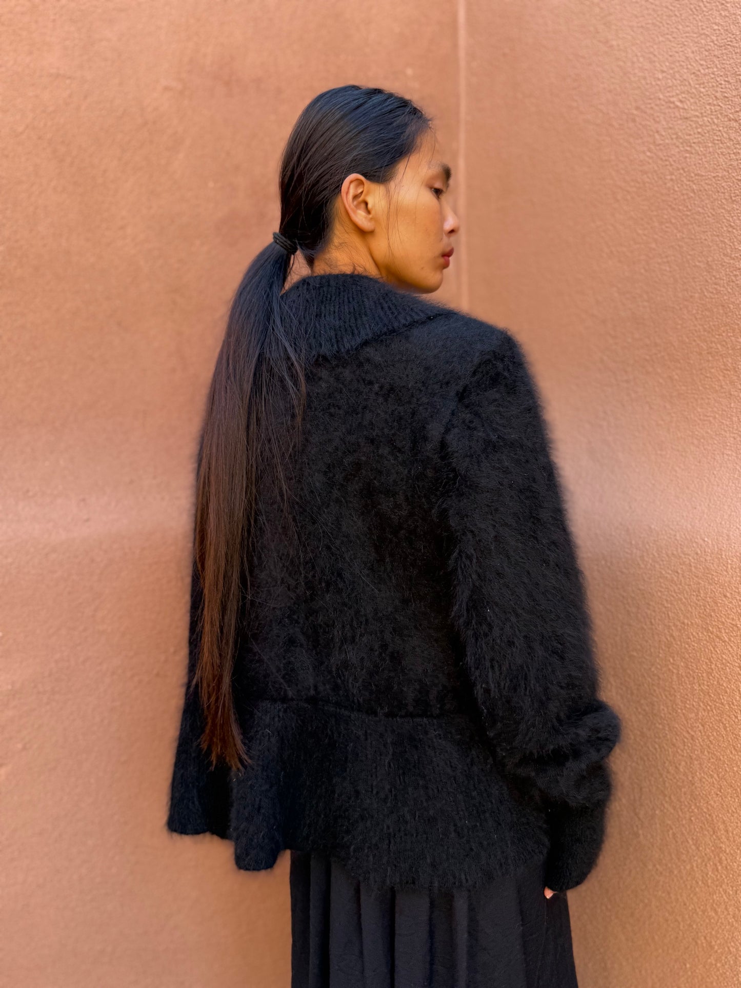 Vintage 80s Angora Cardigan