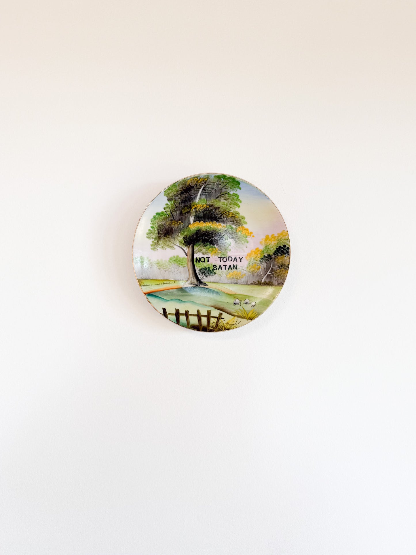 Vintage Ornamental Plate