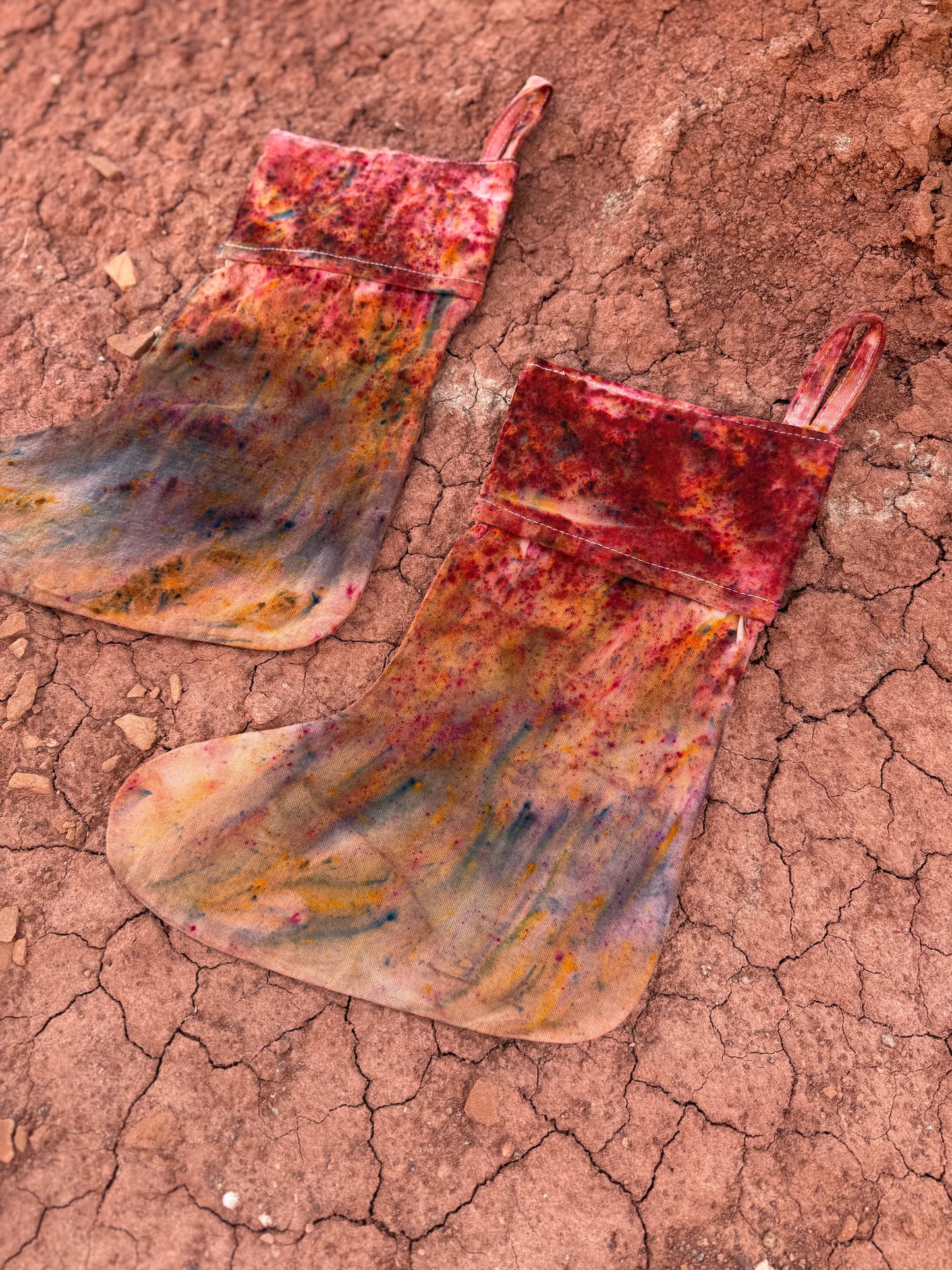 Limited Edition Hand-dyed Canvas Stockings