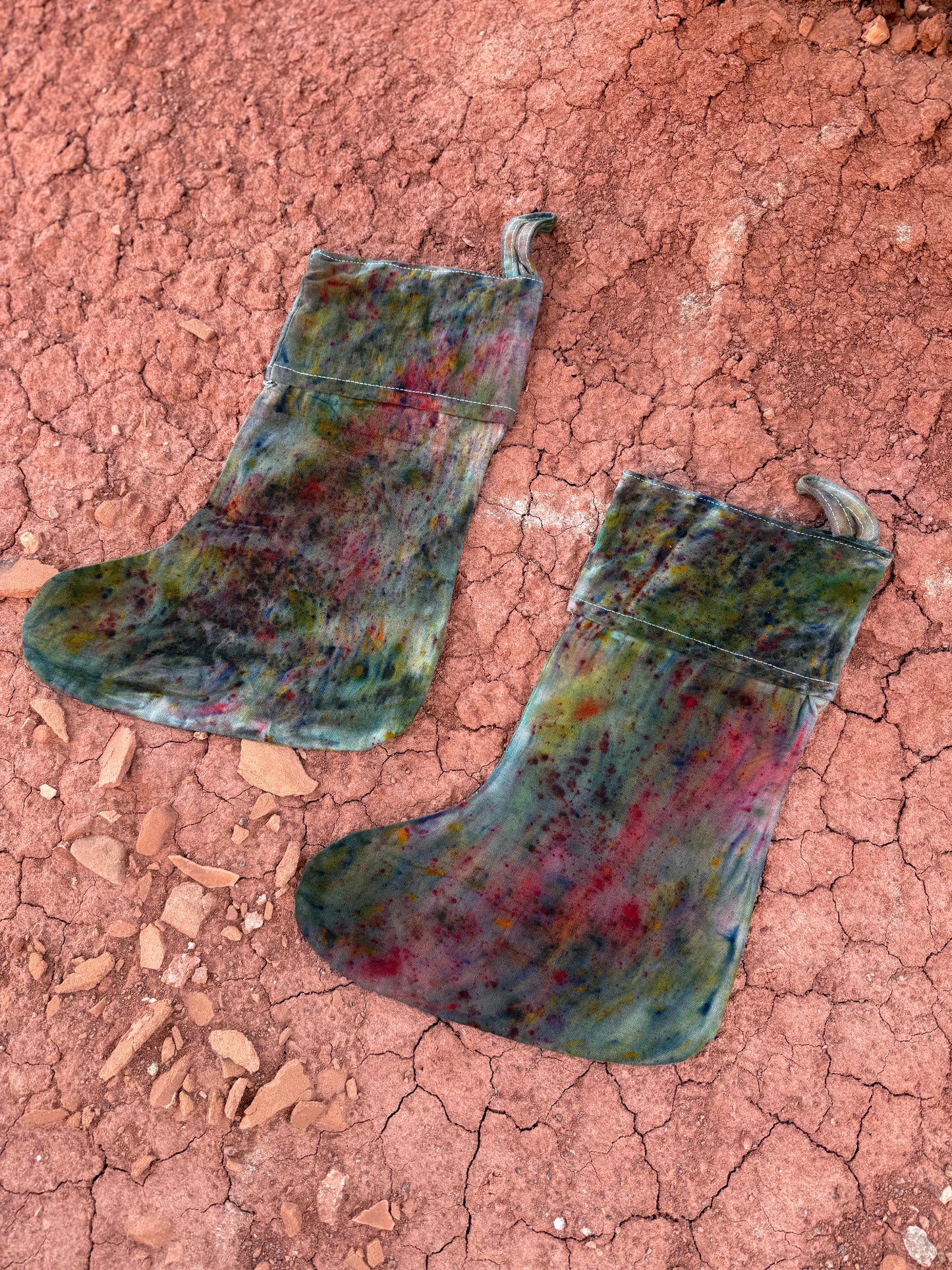 Limited Edition Hand-dyed Canvas Stockings