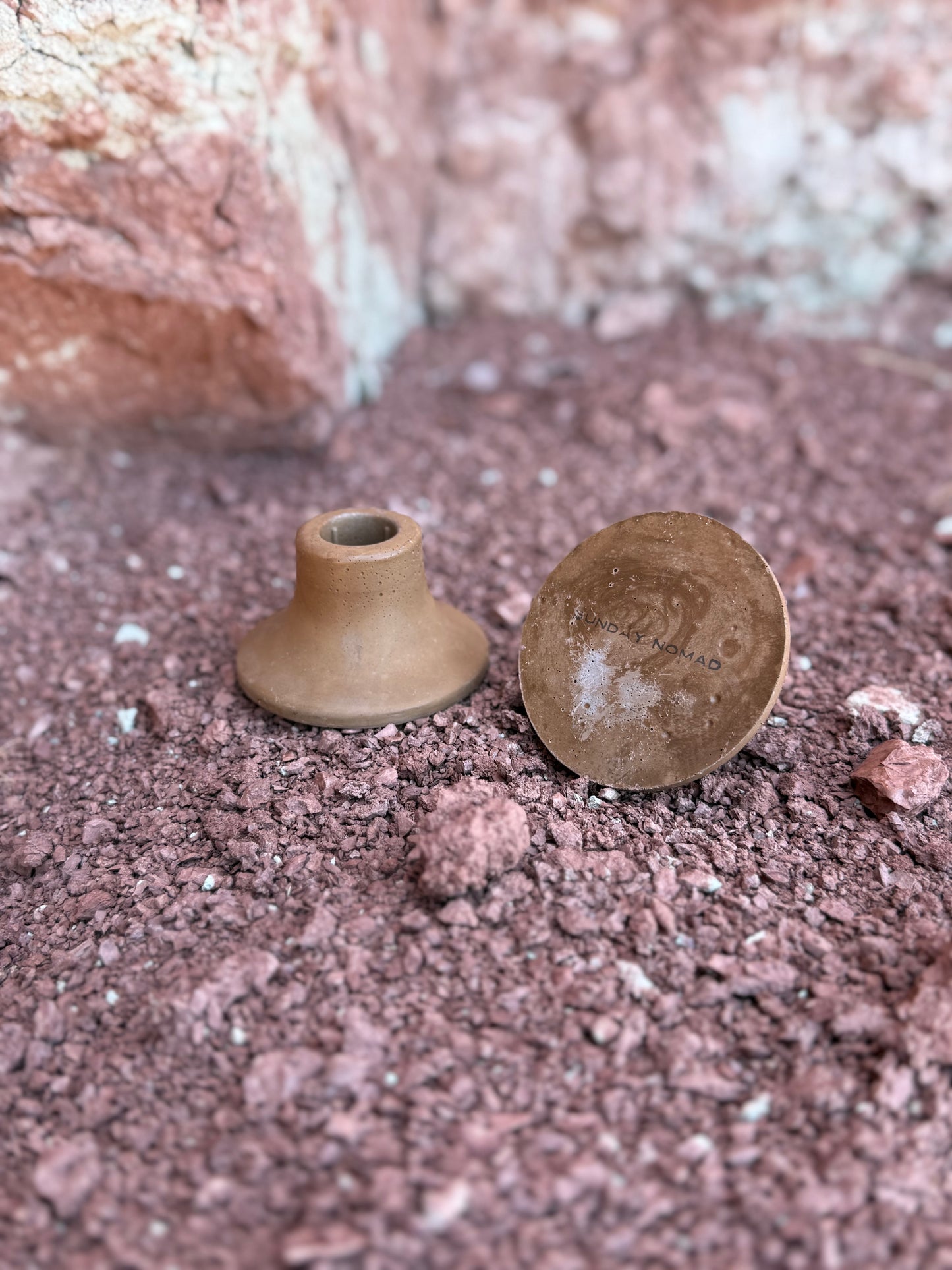 Mina Short Taper Candle Holder | Candlestick Holder