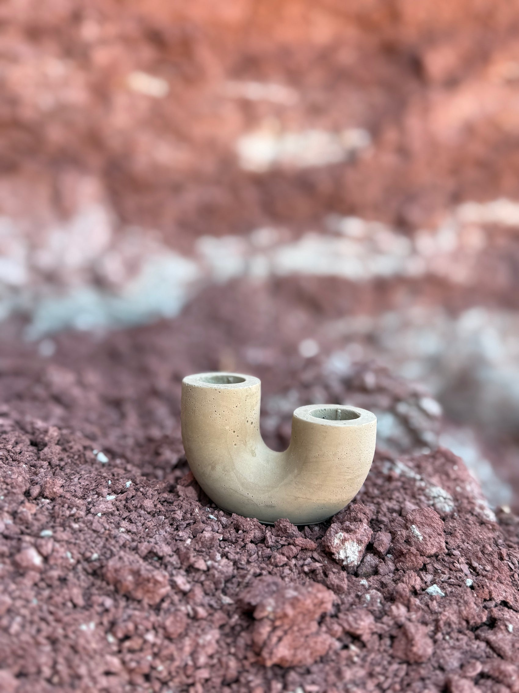 Dya Double Taper Candle Holder
