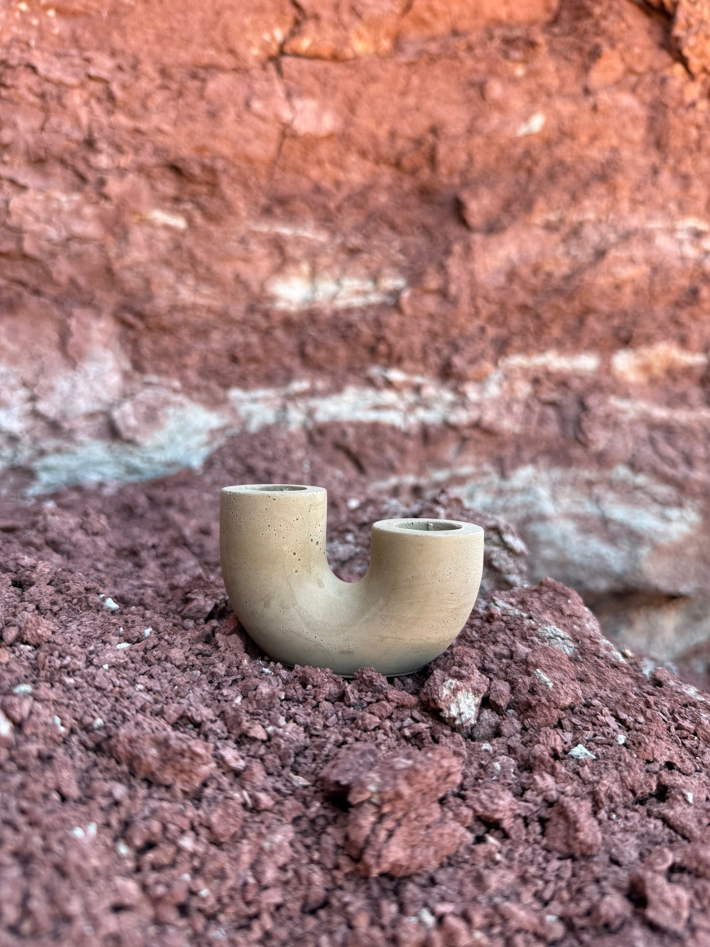 Dya Double Taper Candle Holder