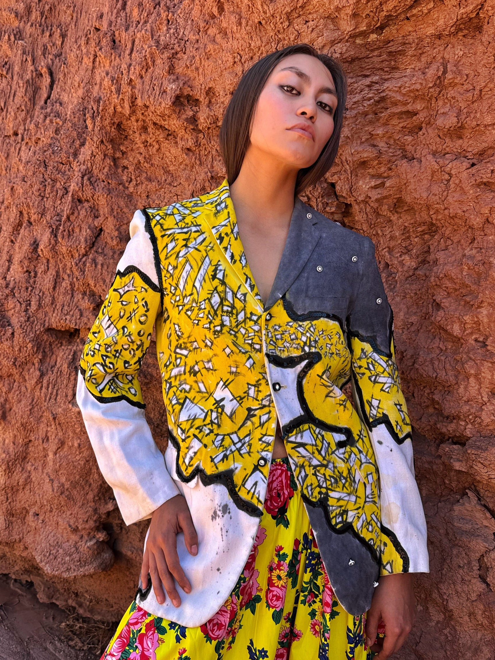 Vintage 80s Artwear Blazer