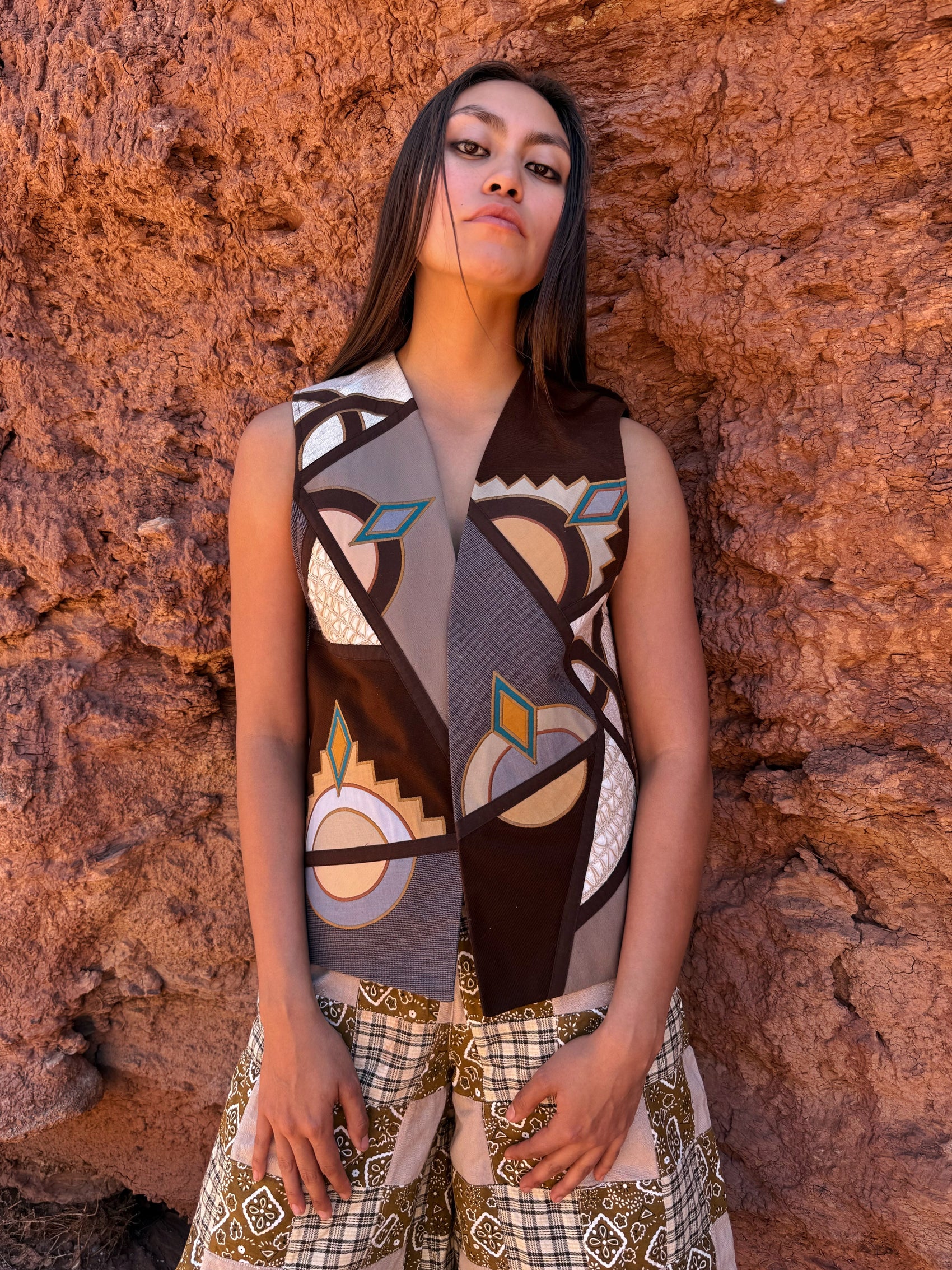 Vintage 80s Artwear Vest