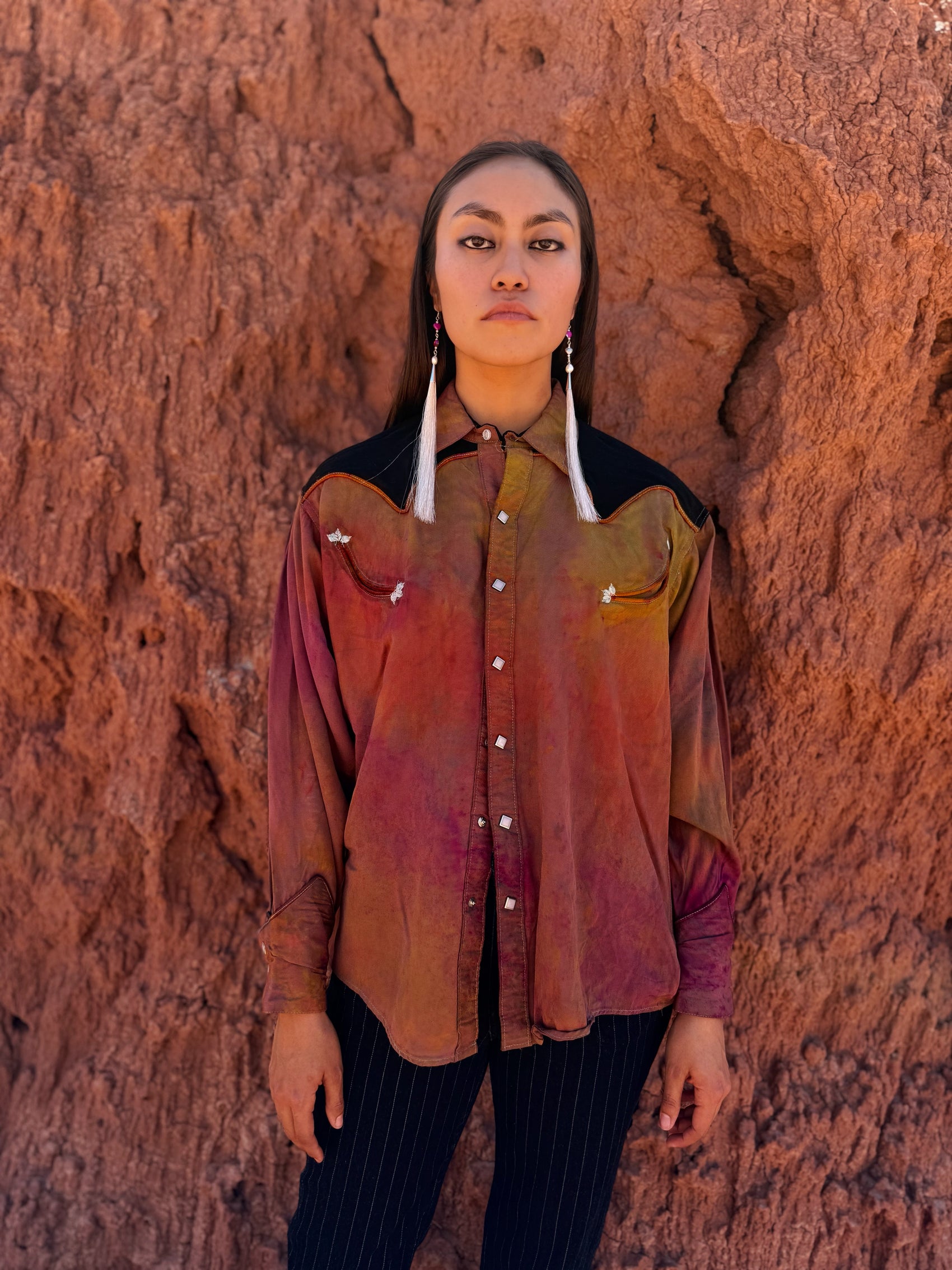 Upcycled Vintage 80s Rodeo Shirt