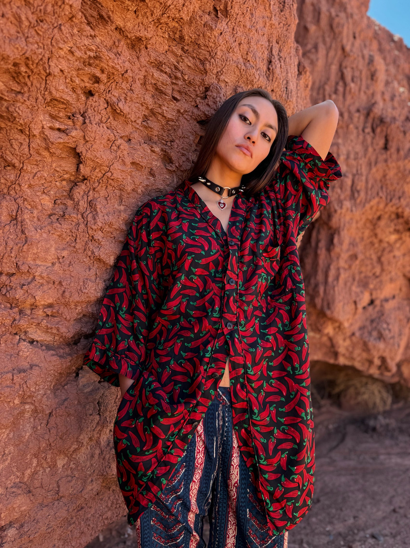 Vintage 90s Silk Shirt
