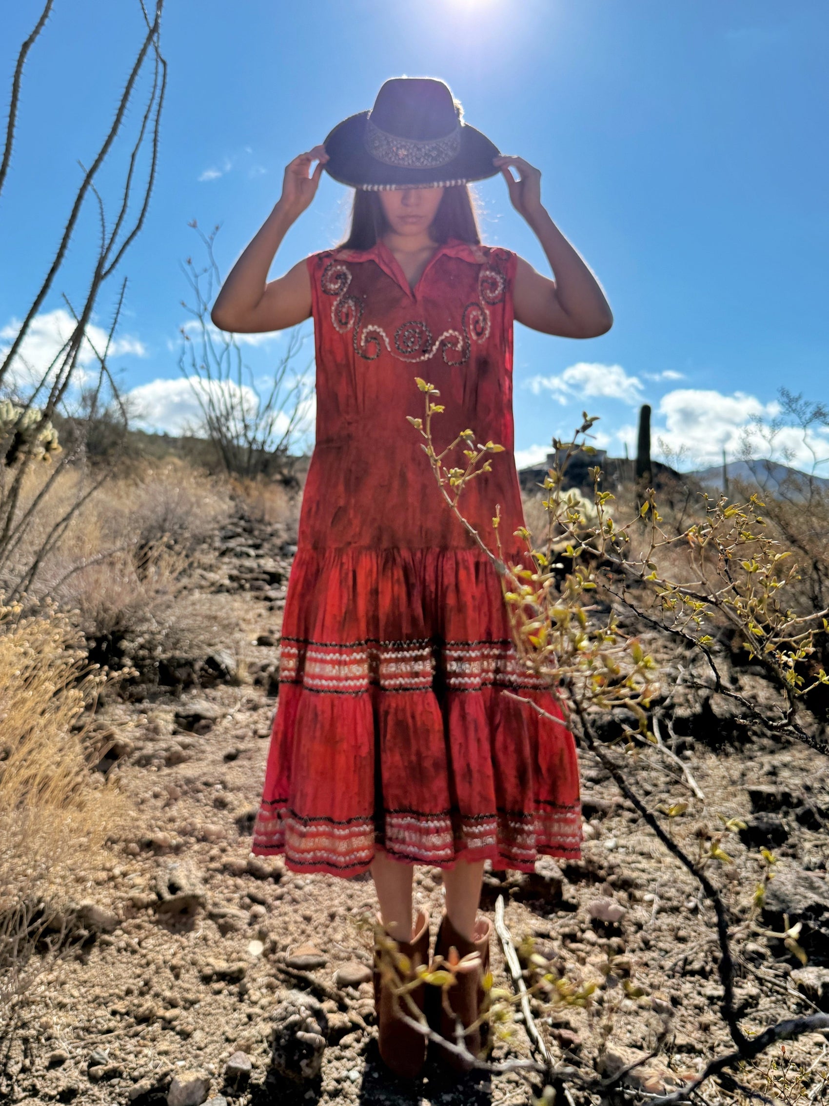 Upcycled 60s Vintage Southwest Dress