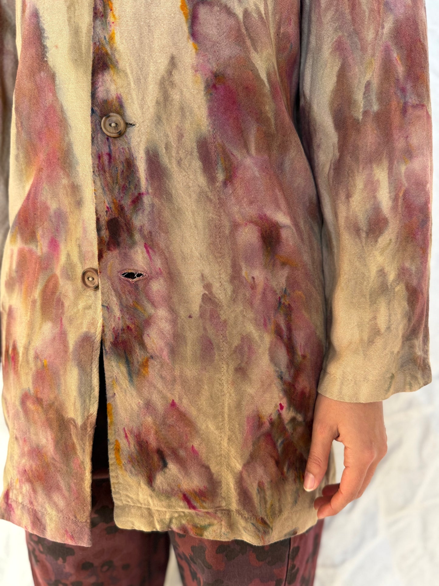 Upcycled Vintage Military Shirt