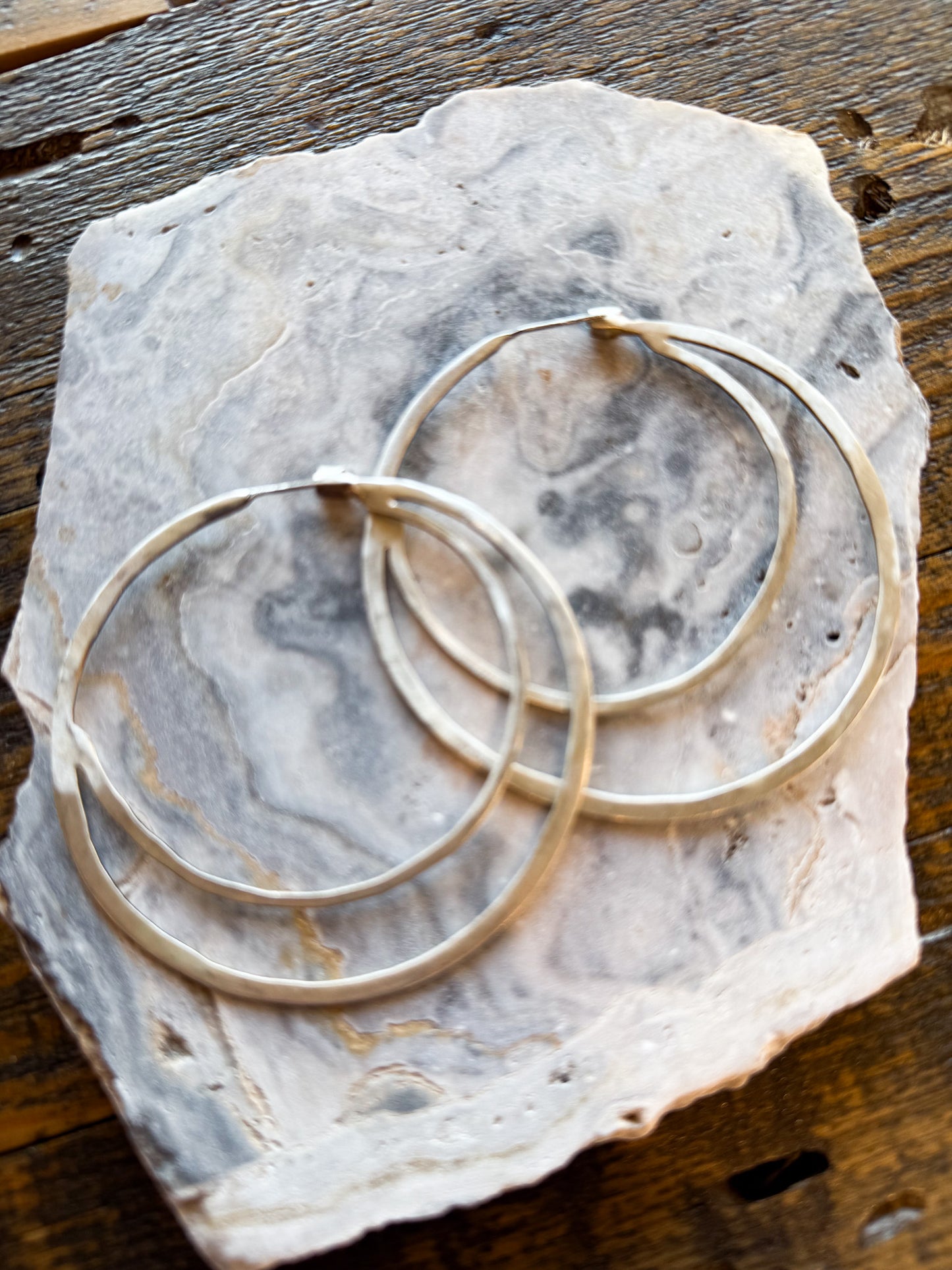 Neoancient Crescent Hoops
