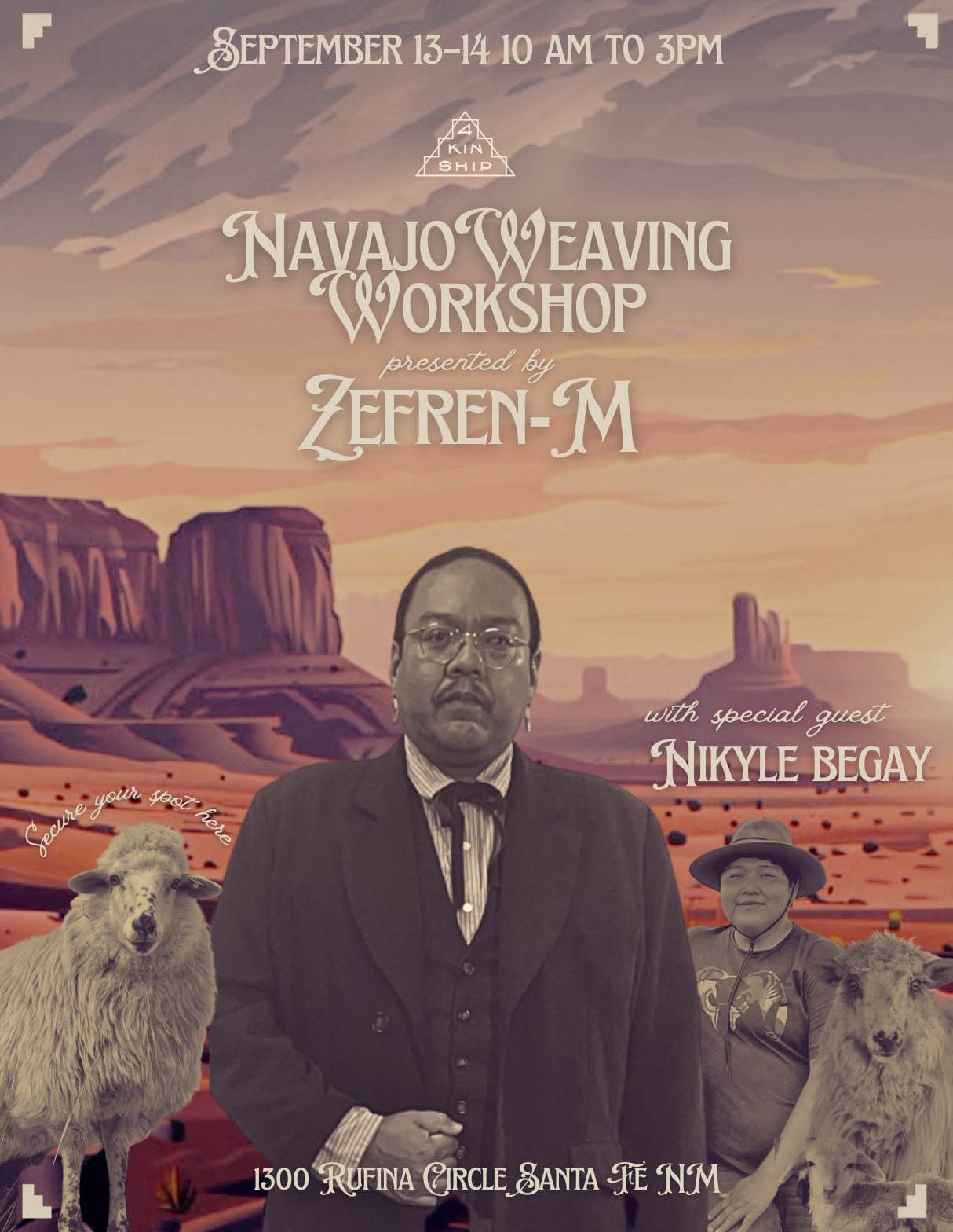 + Navajo Weaving Workshop with Zefren-M +