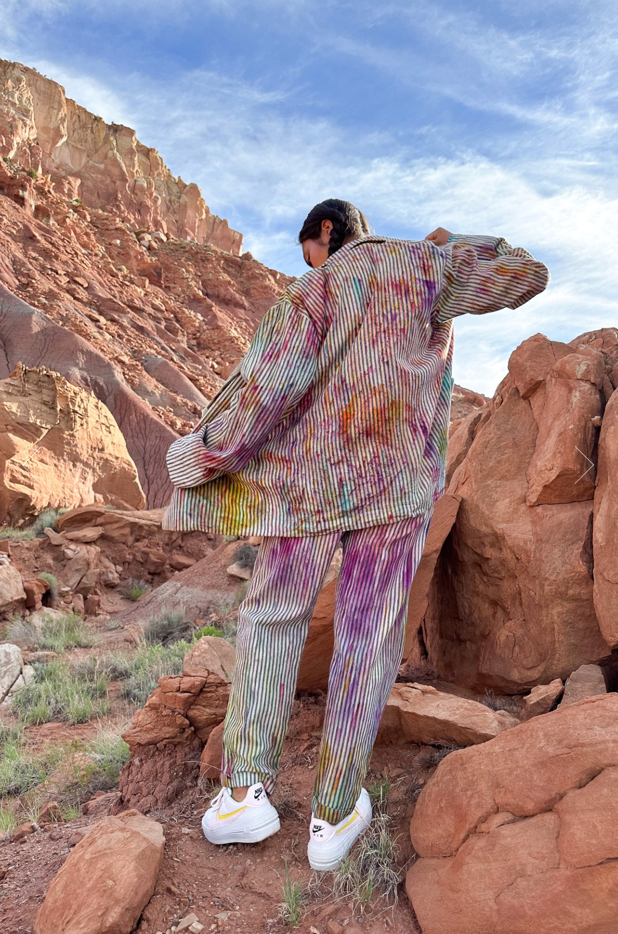 Upcycled Vintage Pinstripe Pants