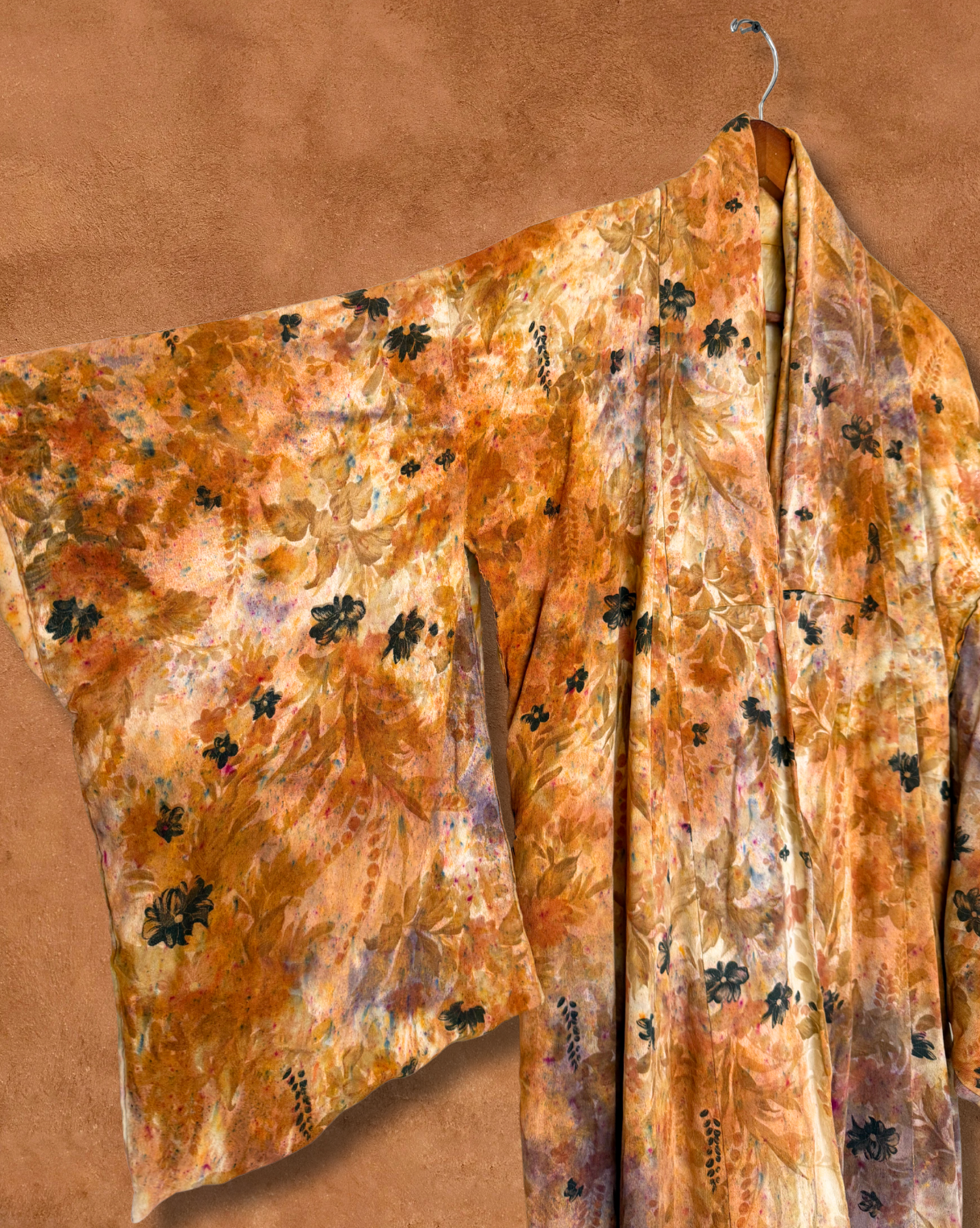 Upcycled Vintage Silk Robe