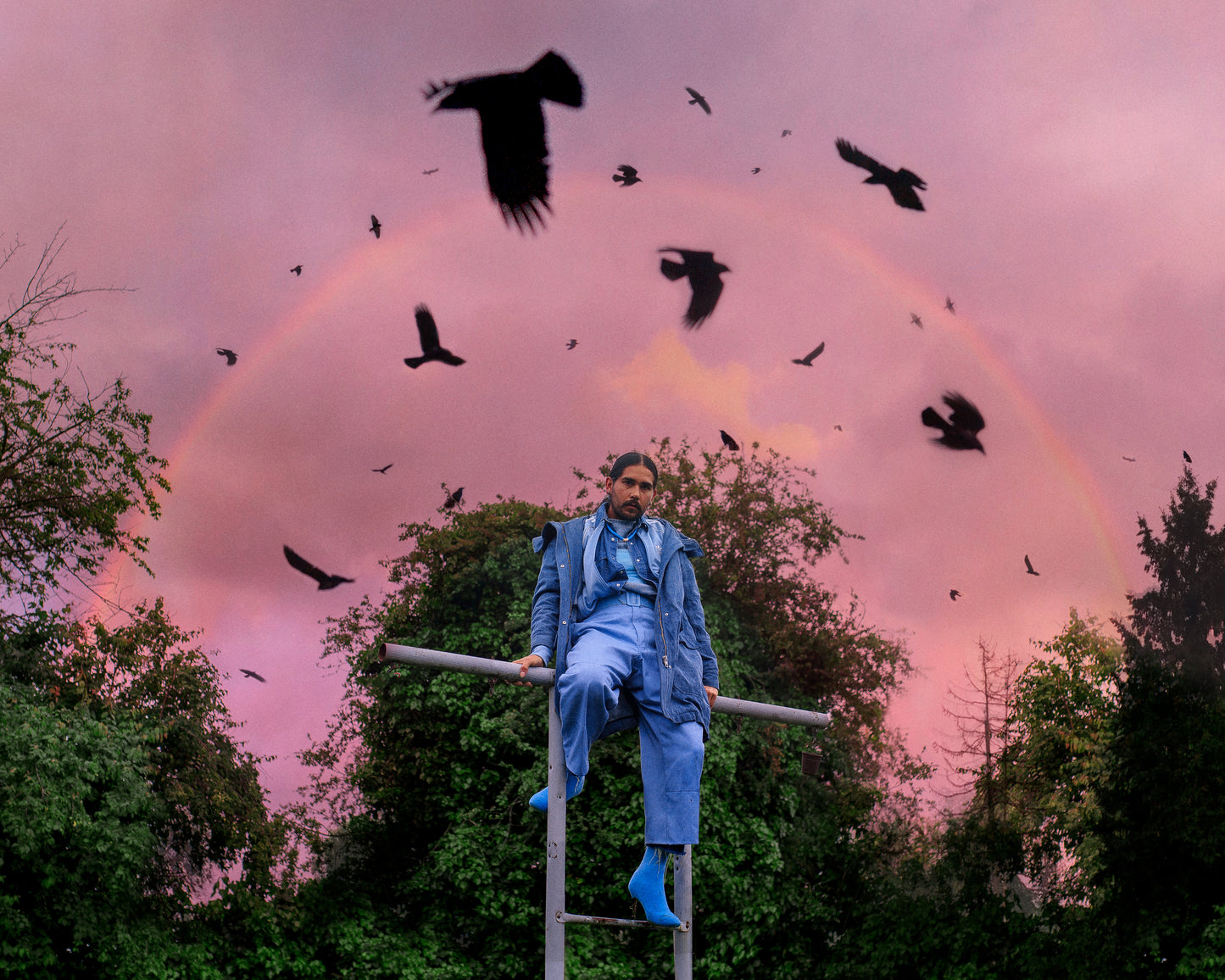 Feeling Blue, Hopeful by Evan Benally Atwood