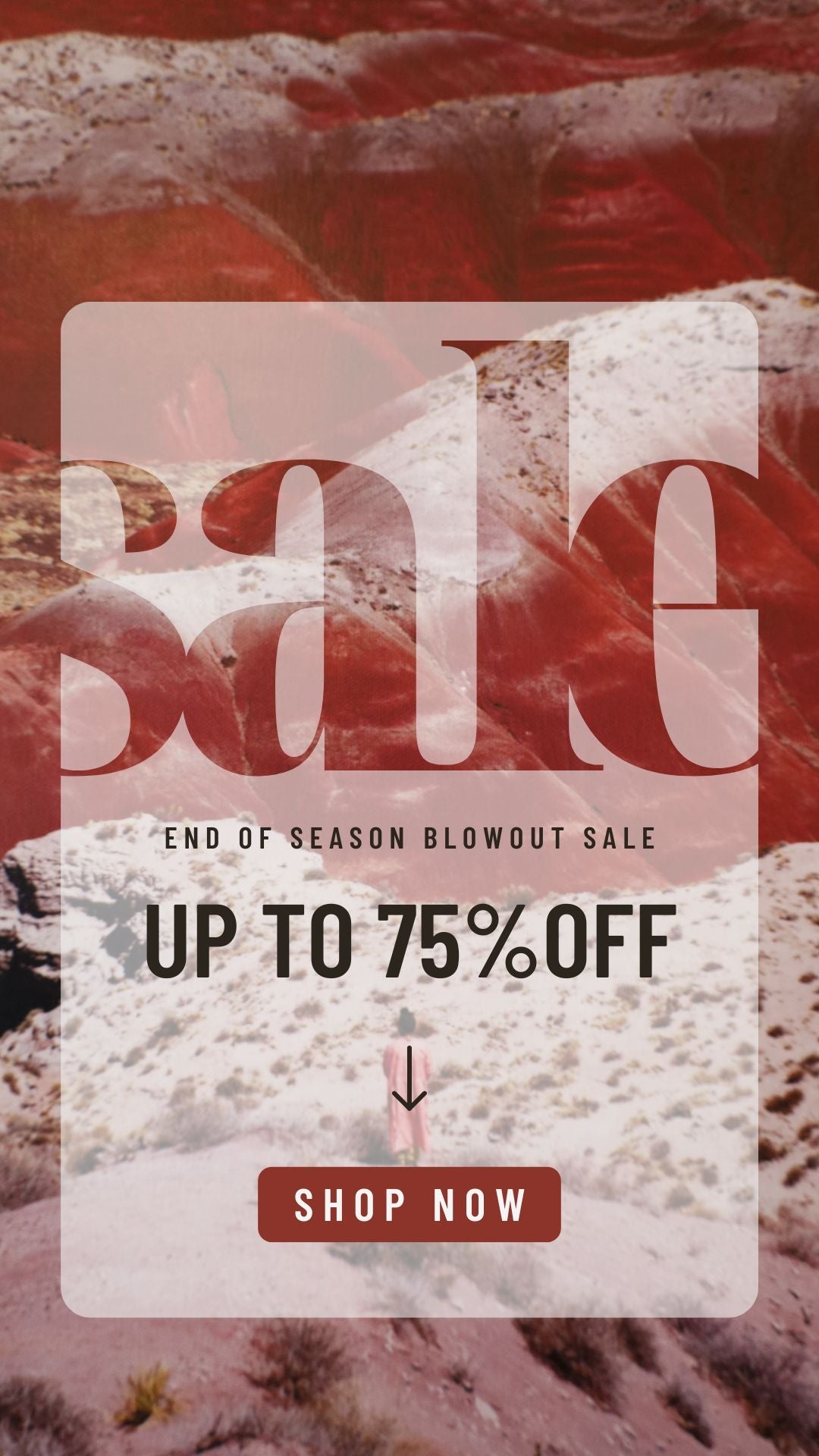 75% END OF SEASON- AUTODISCOUNT AT CHECKOUT