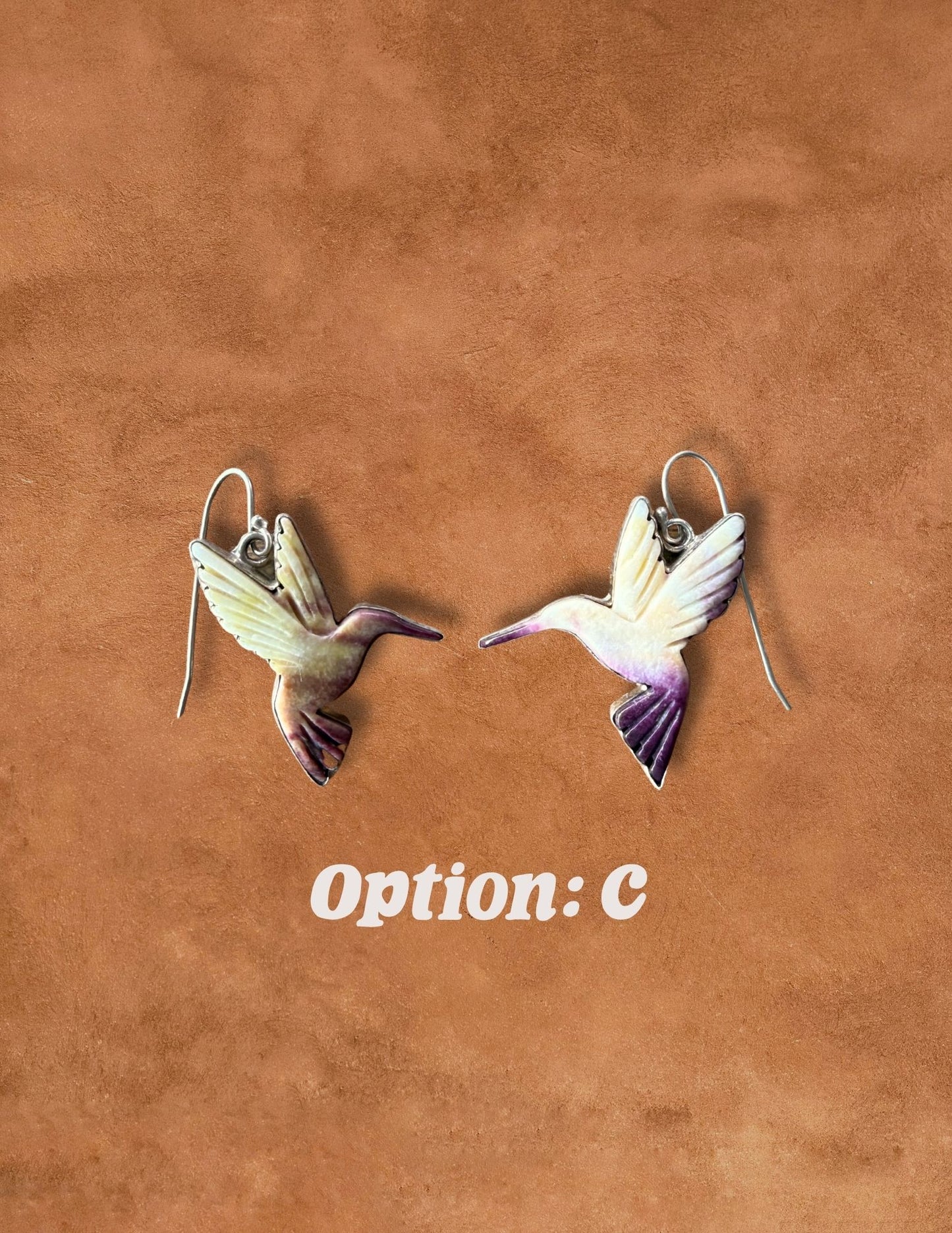 Hummingbird (Dá’itii’hi’) Earrings by Mary Jane Garcia