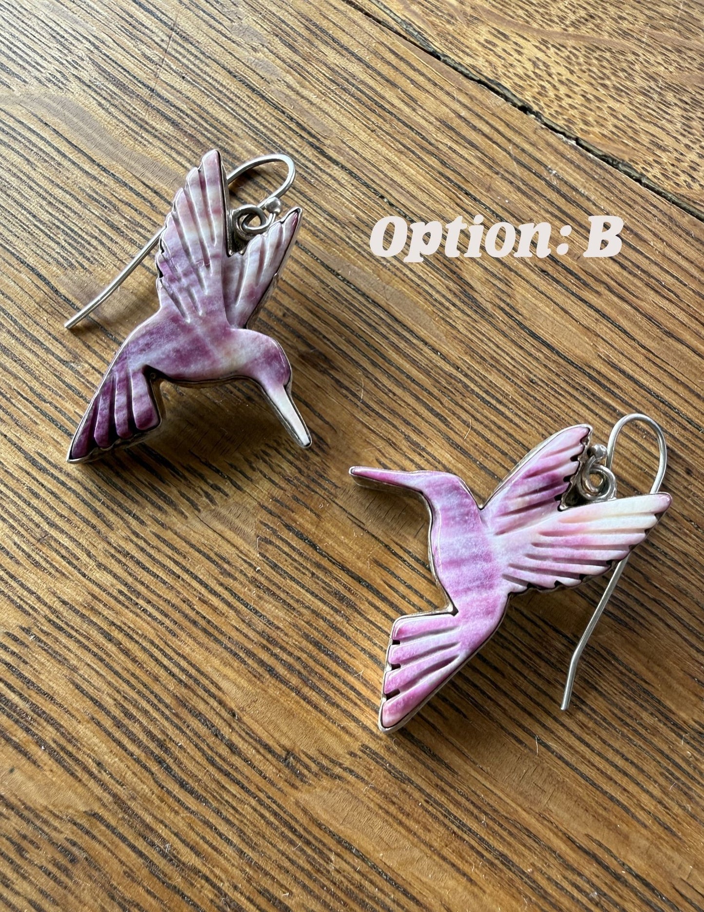 Hummingbird (Dá’itii’hi’) Earrings by Mary Jane Garcia