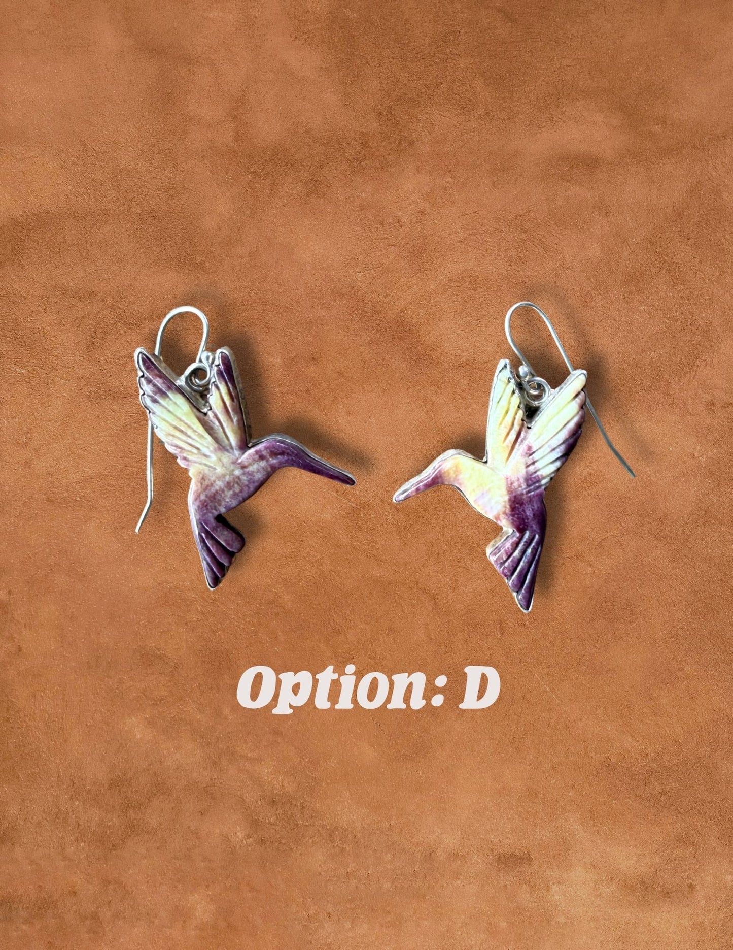 Hummingbird (Dá’itii’hi’) Earrings by Mary Jane Garcia