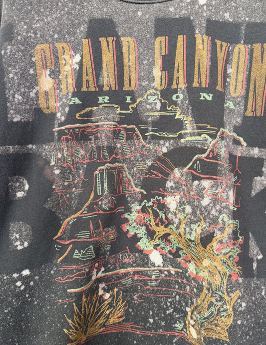 Upcycled Vintage Grand Canyon Sweatshirt- 50 x 26 Land Back