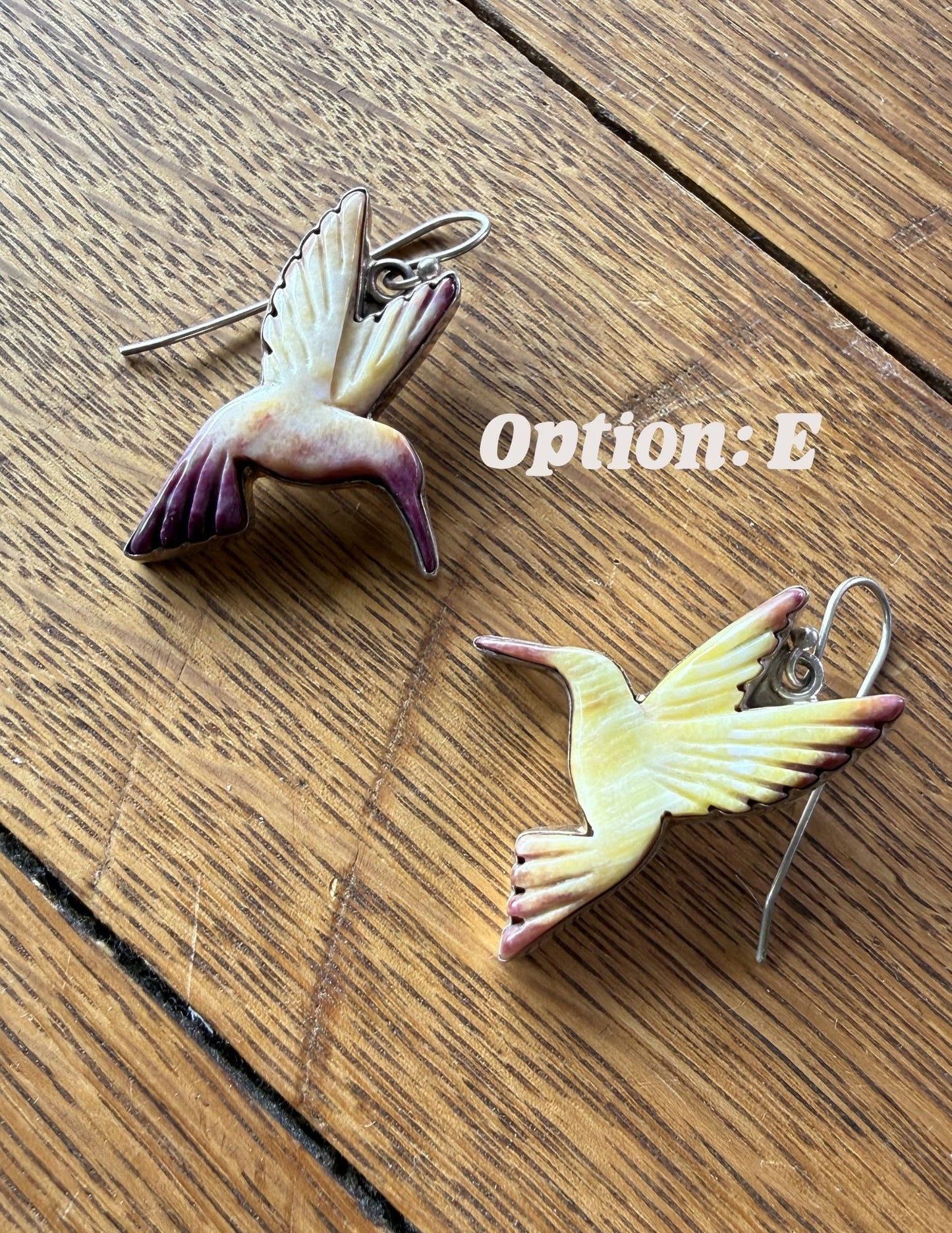 Hummingbird (Dá’itii’hi’) Earrings by Mary Jane Garcia