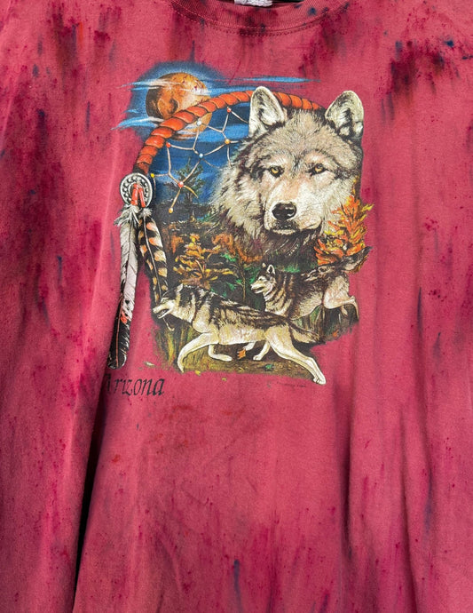 Upcycled Vintage 80s Wolf Tee