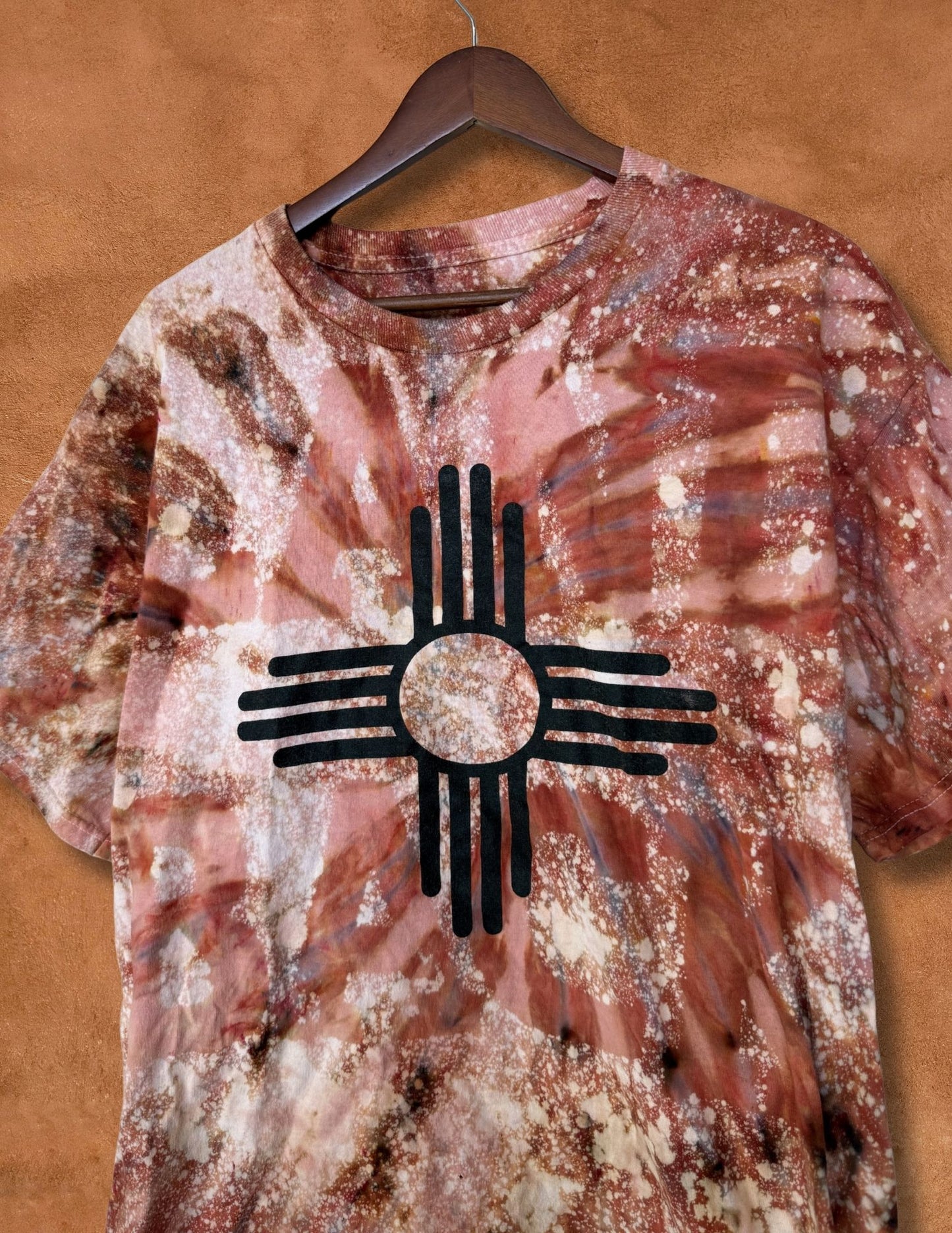 Upcycled Vintage Tee- Land Back Zia 46 x 27
