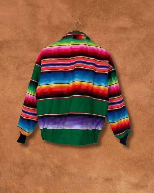Vintage Serape Bomber Jacket