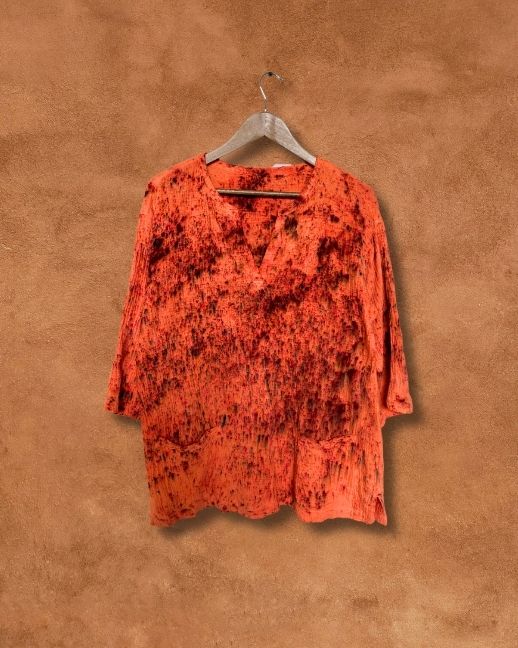 Upcycled Vintage Gauze Top