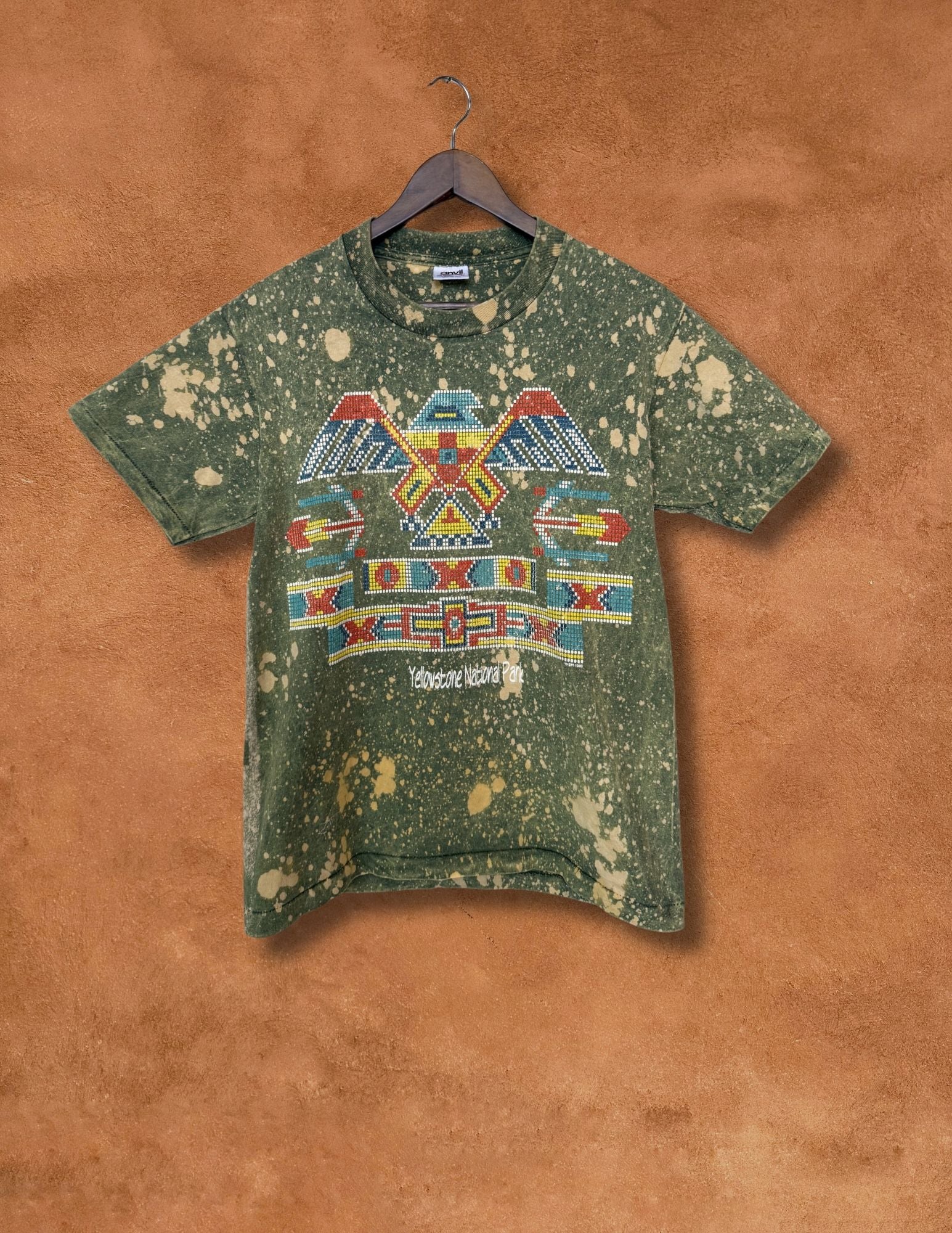 Upcycled Vintage Southwest Tee- Land Back 38 x 25