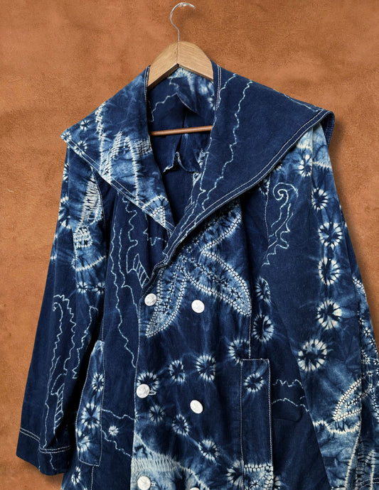 Vintage 80s Batik Jacket 46 x 31