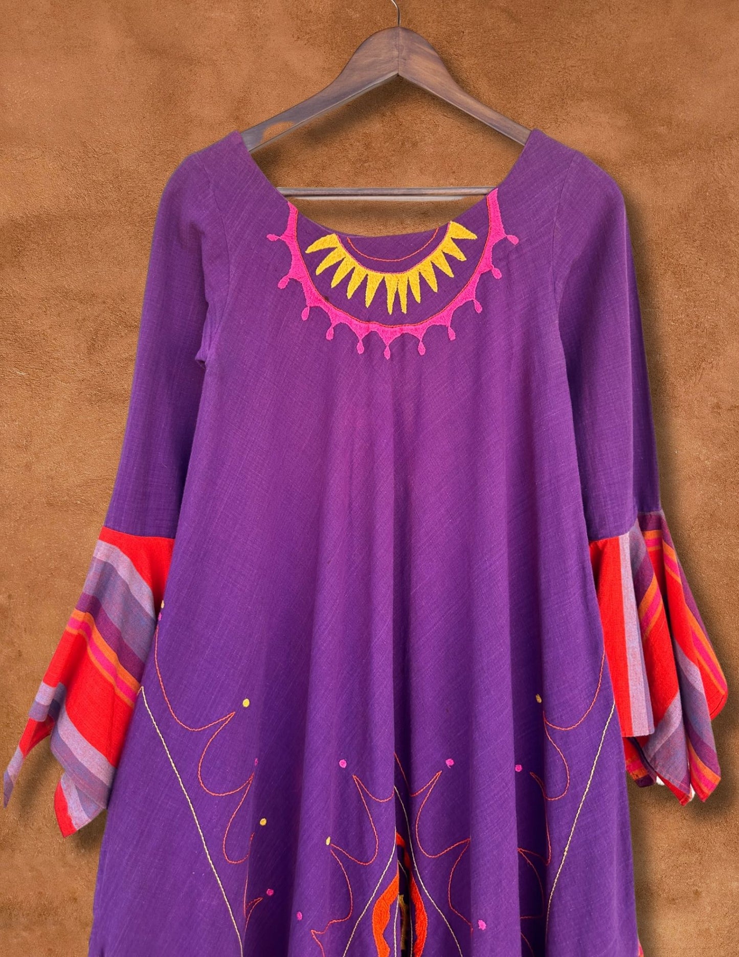 Vintage 70s Folk Dress